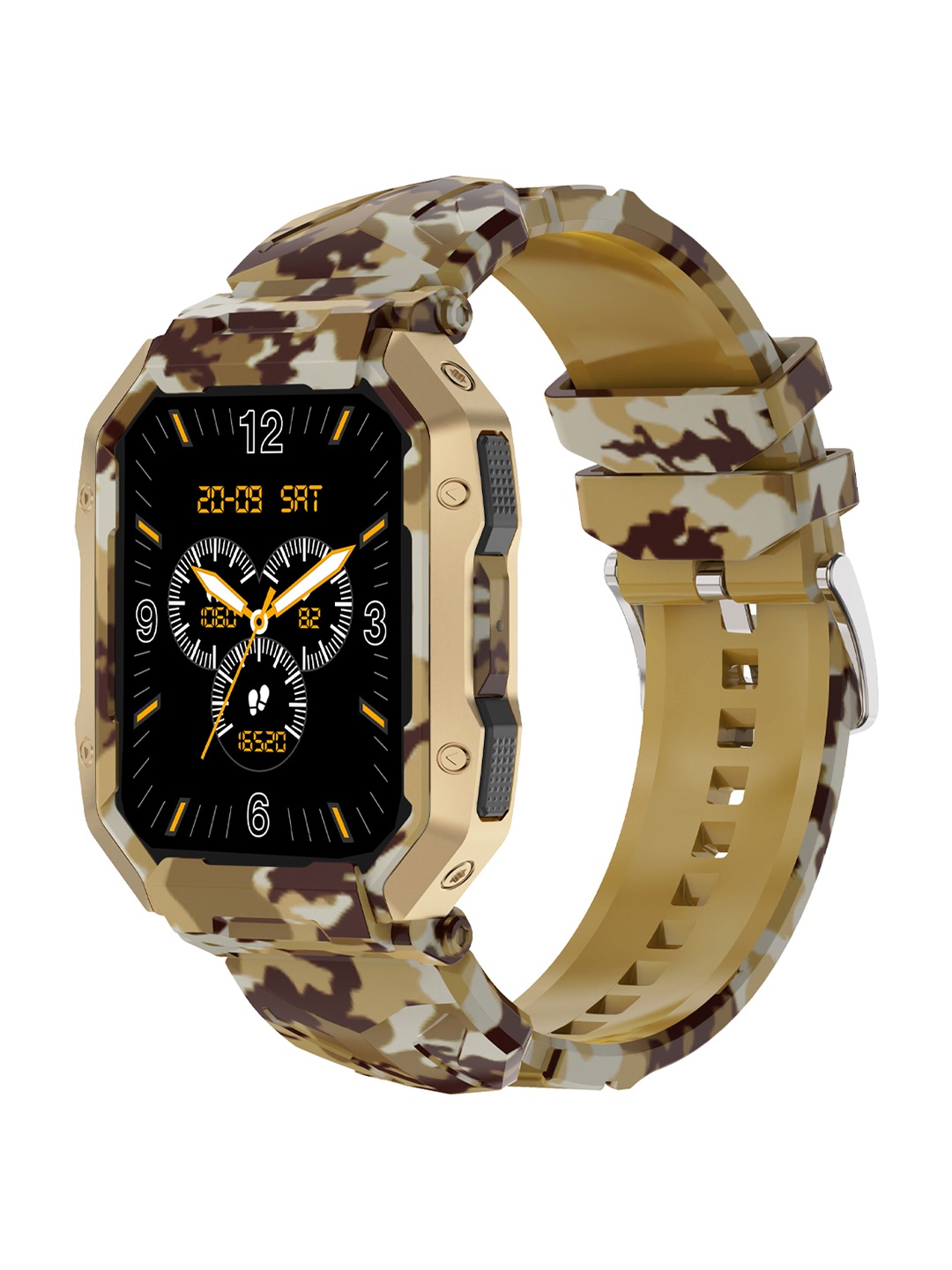 

Fire-Boltt Cobra 1.78" AMOLED Army Grade Build With Bluetooth Calling Smartwatch, Khaki