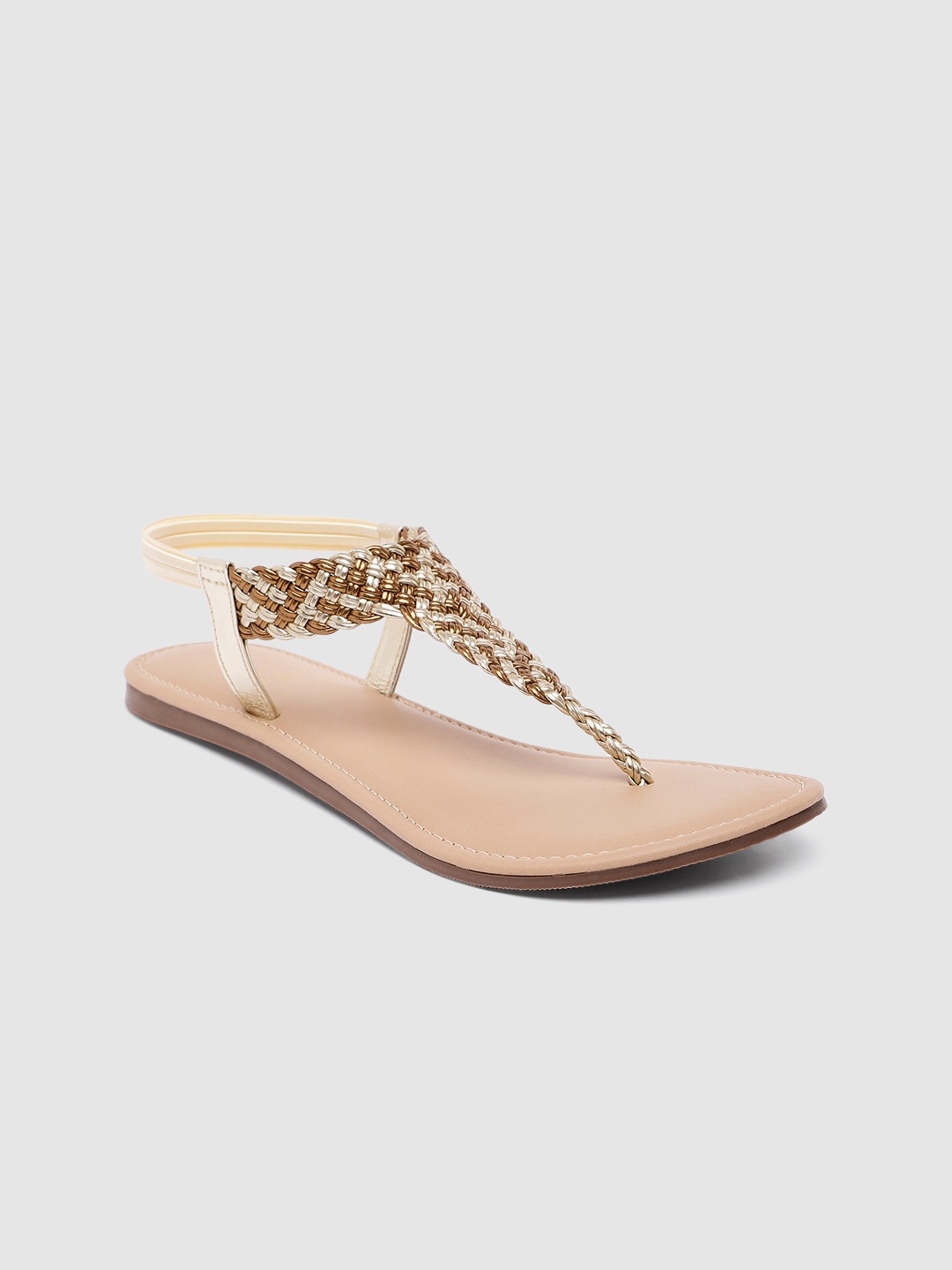 

Inc 5 Women Women Embellished Open Toe Flats, Gold
