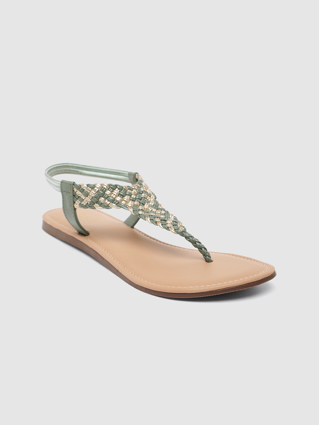 

Inc 5 Women T-Strap Flats, Green