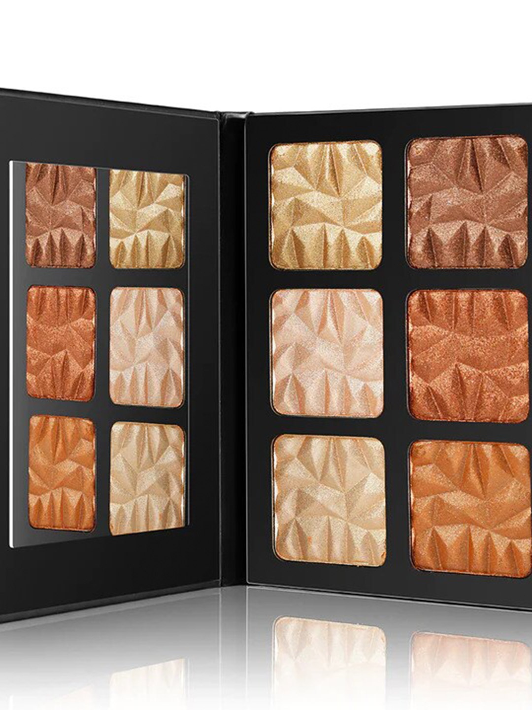 

DE'LANCI 6 Colors Diamond Highlighter Palette 25.2g, Bronze