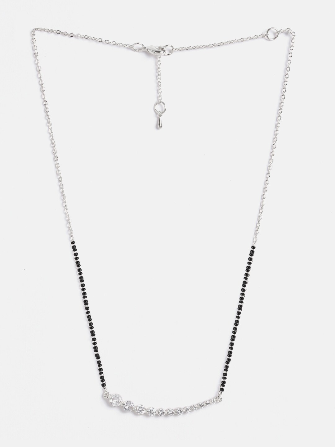 

MINUTIAE Silver-Plated Mangalsutra Necklace