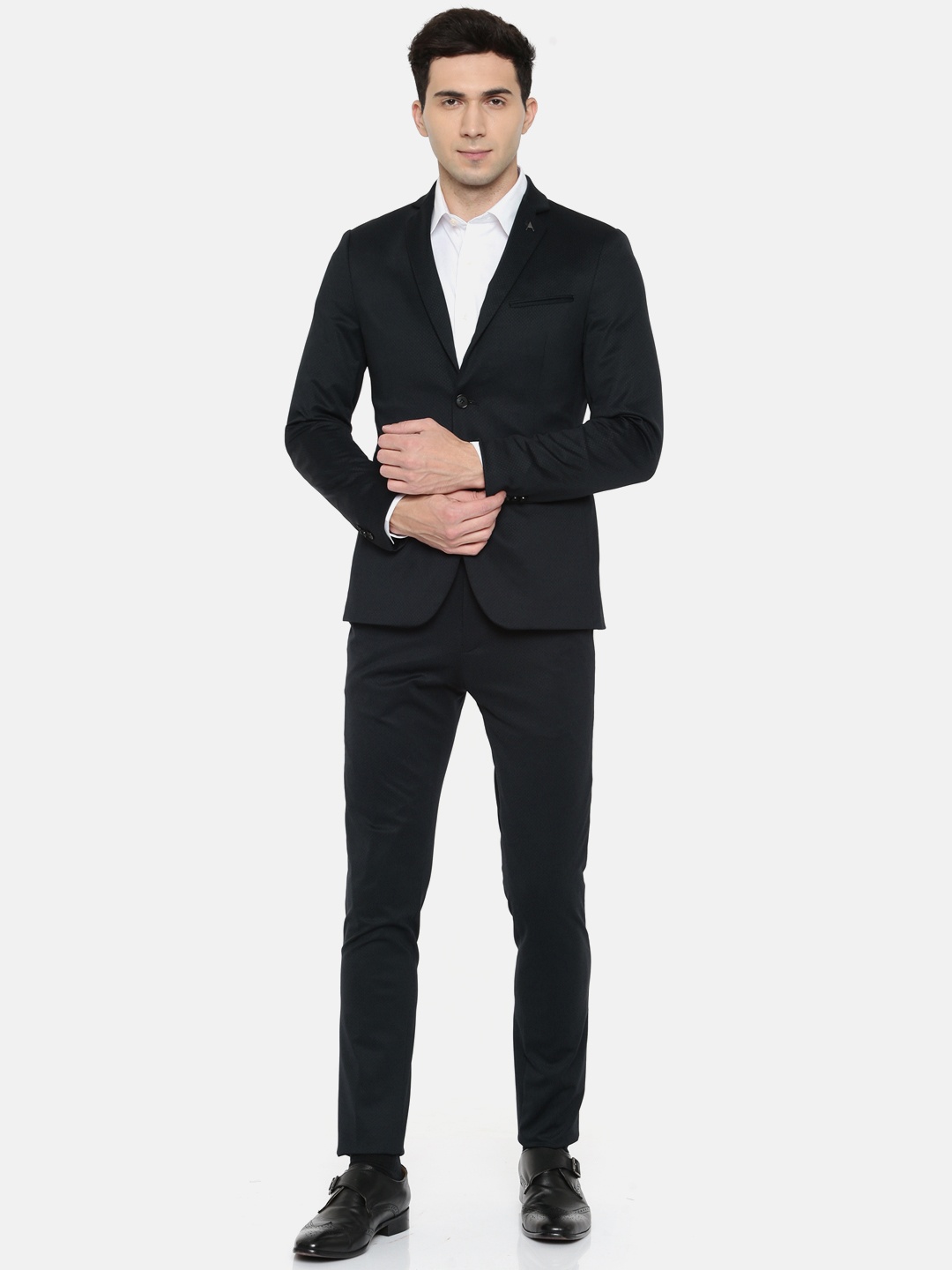 

Arrow New York Navy Blue Zero Calorie Fit Suit