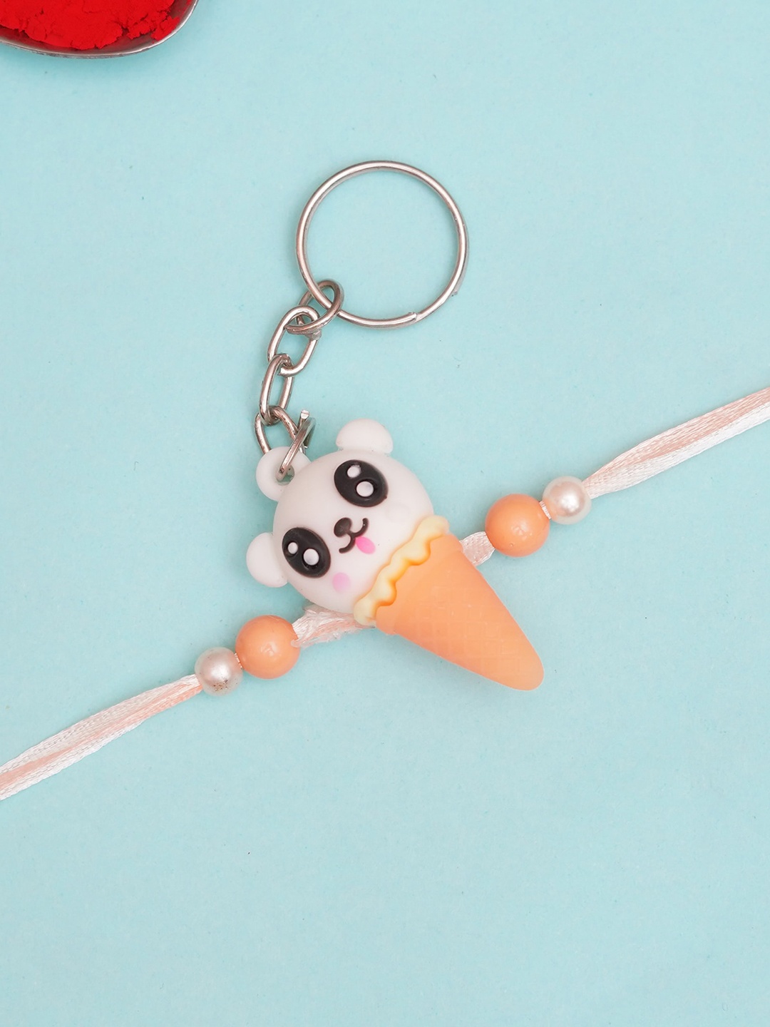 

The Magic Wand Kids Toy Charm Key Chain Rakhi, White