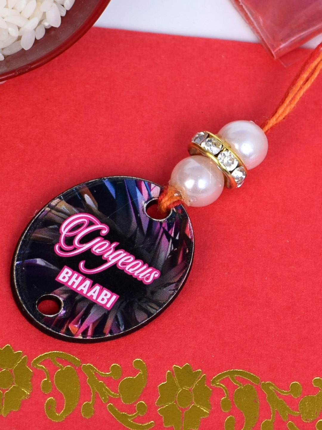

The Magic Wand Gorgeous Bhaabi Charm Rakhi, Purple
