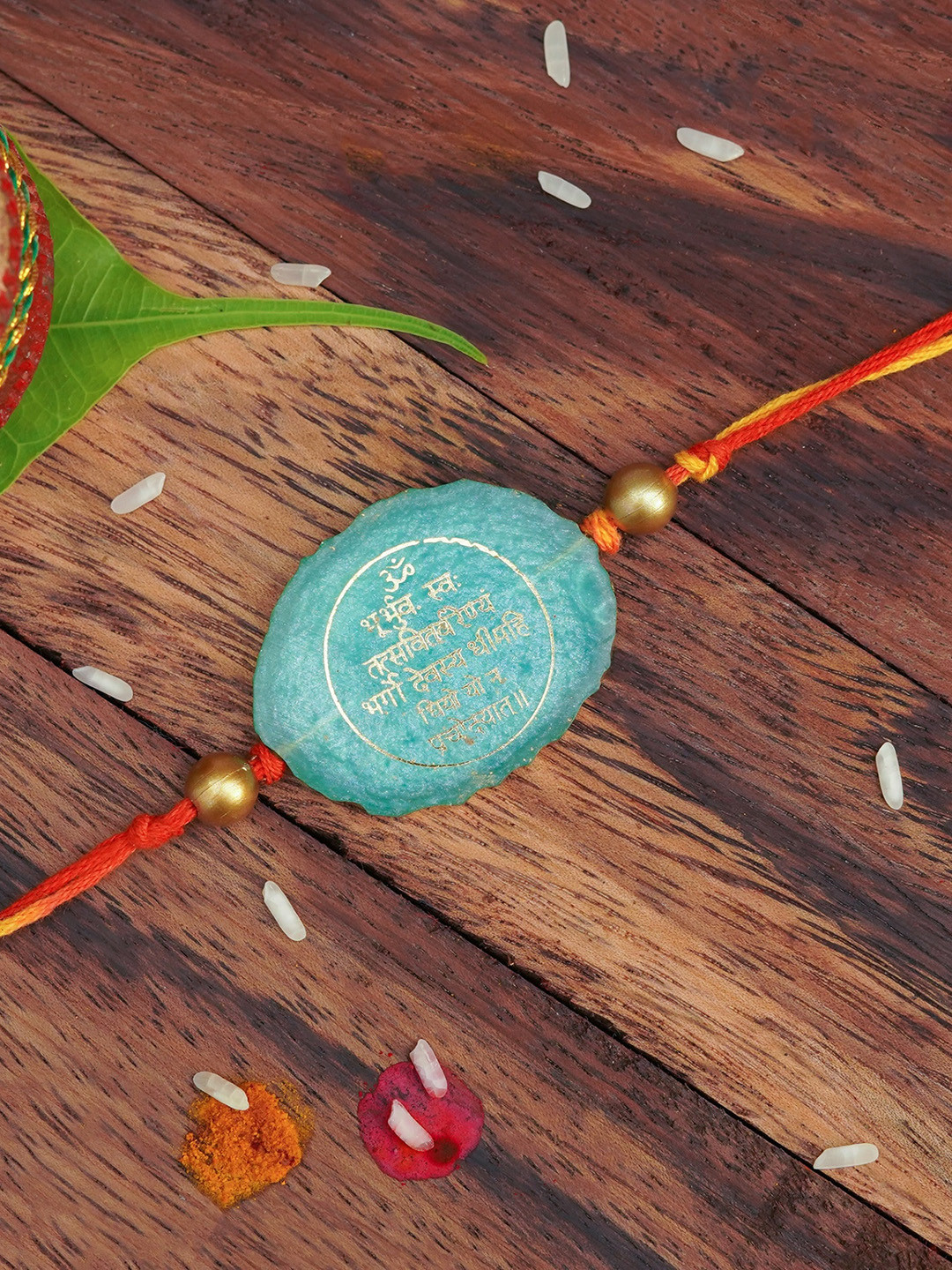 

The Magic Wand Charm Rakhi, Turquoise blue