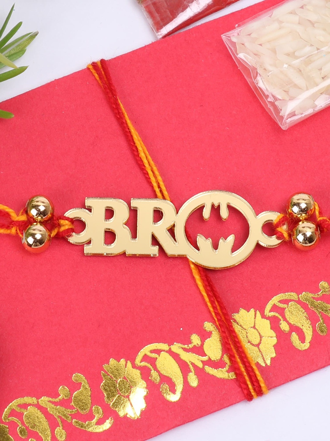 

The Magic Wand Bro Charm Detail Rakhi, Gold