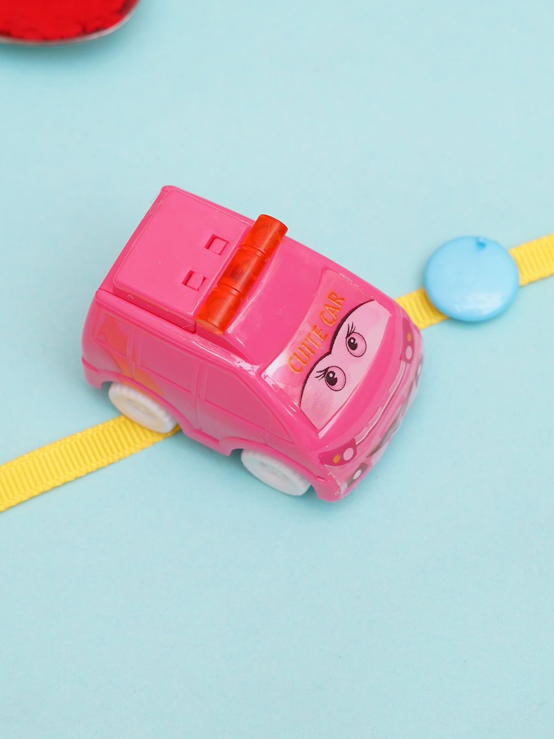 

The Magic Wand Boys Car-Shaped Rakhi, Pink