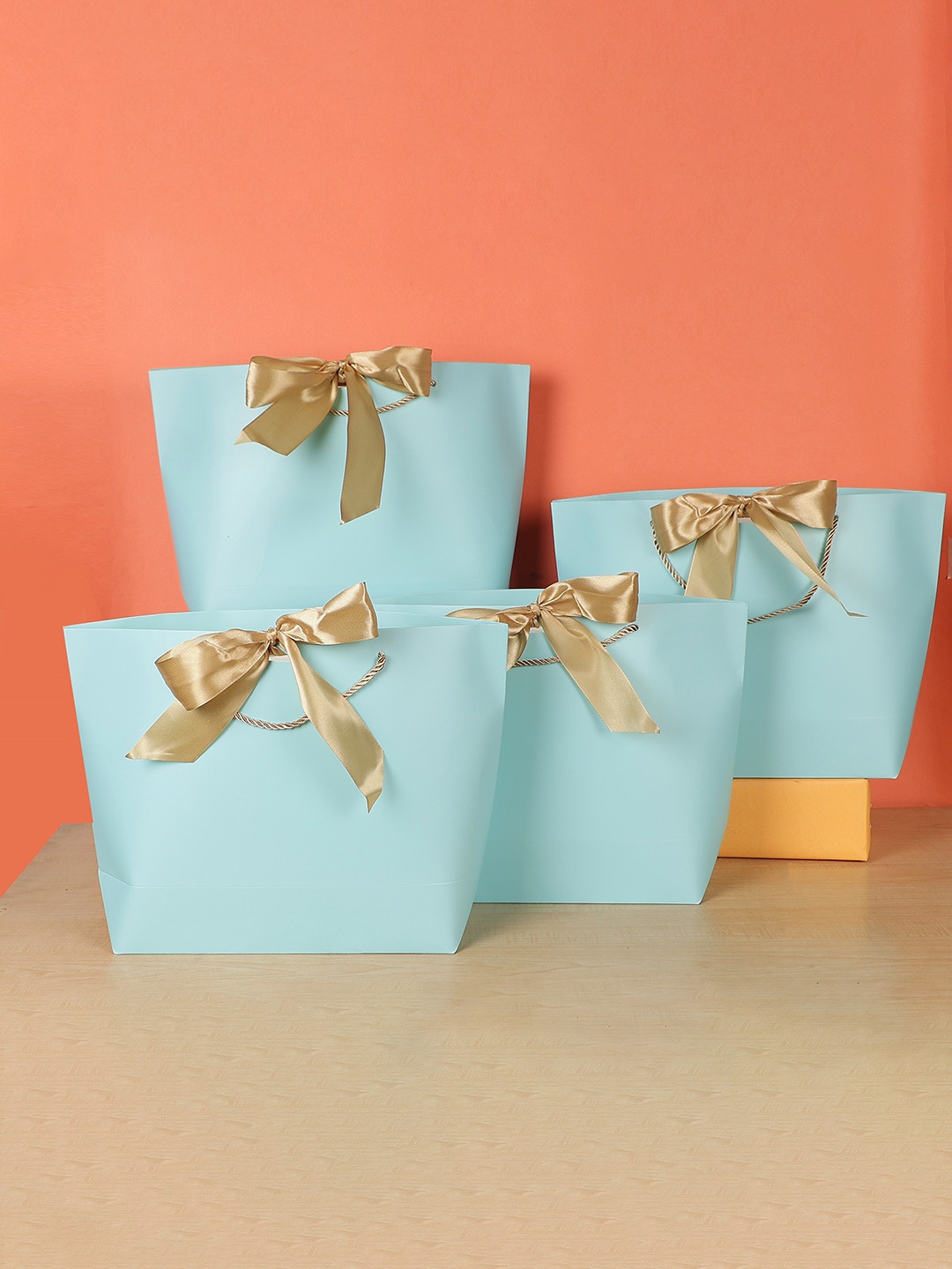 

CHOCOZONE Set Of 12 Paper Bags, Blue