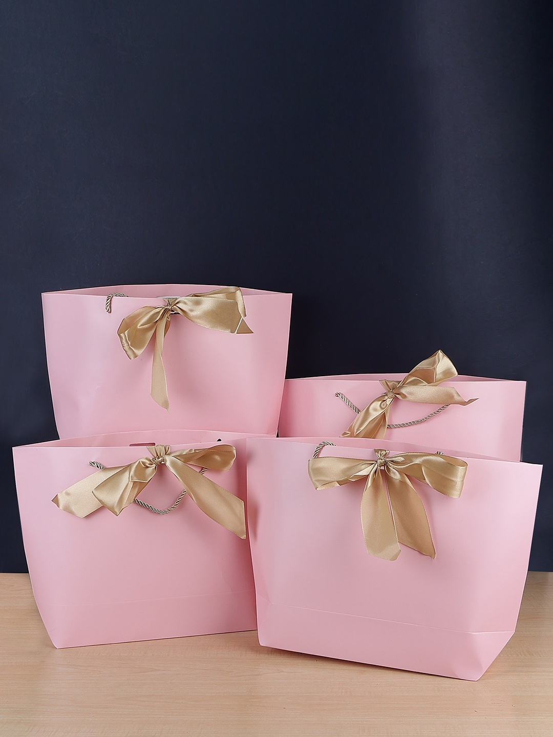 

CHOCOZONE Set Of 12 Paper Bags, Pink