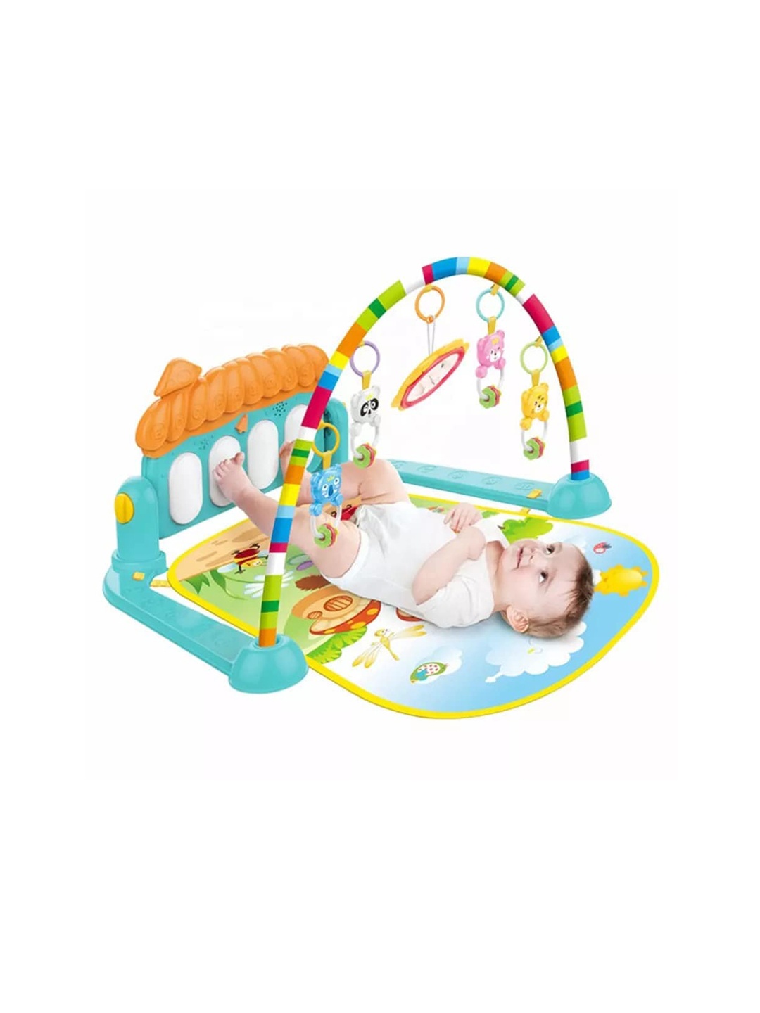 

PLANET of Toys Kids Scratch Resistant Musical Keyboard Toy, Blue