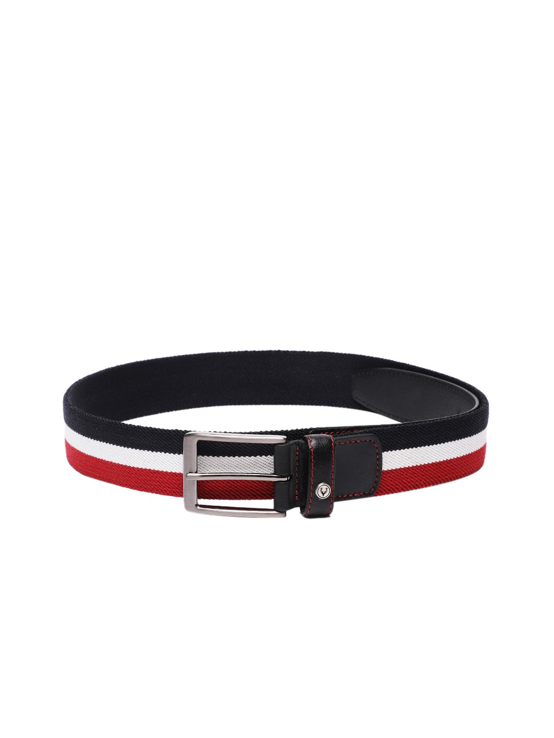 

Allen Solly Men Striped Belt, Red