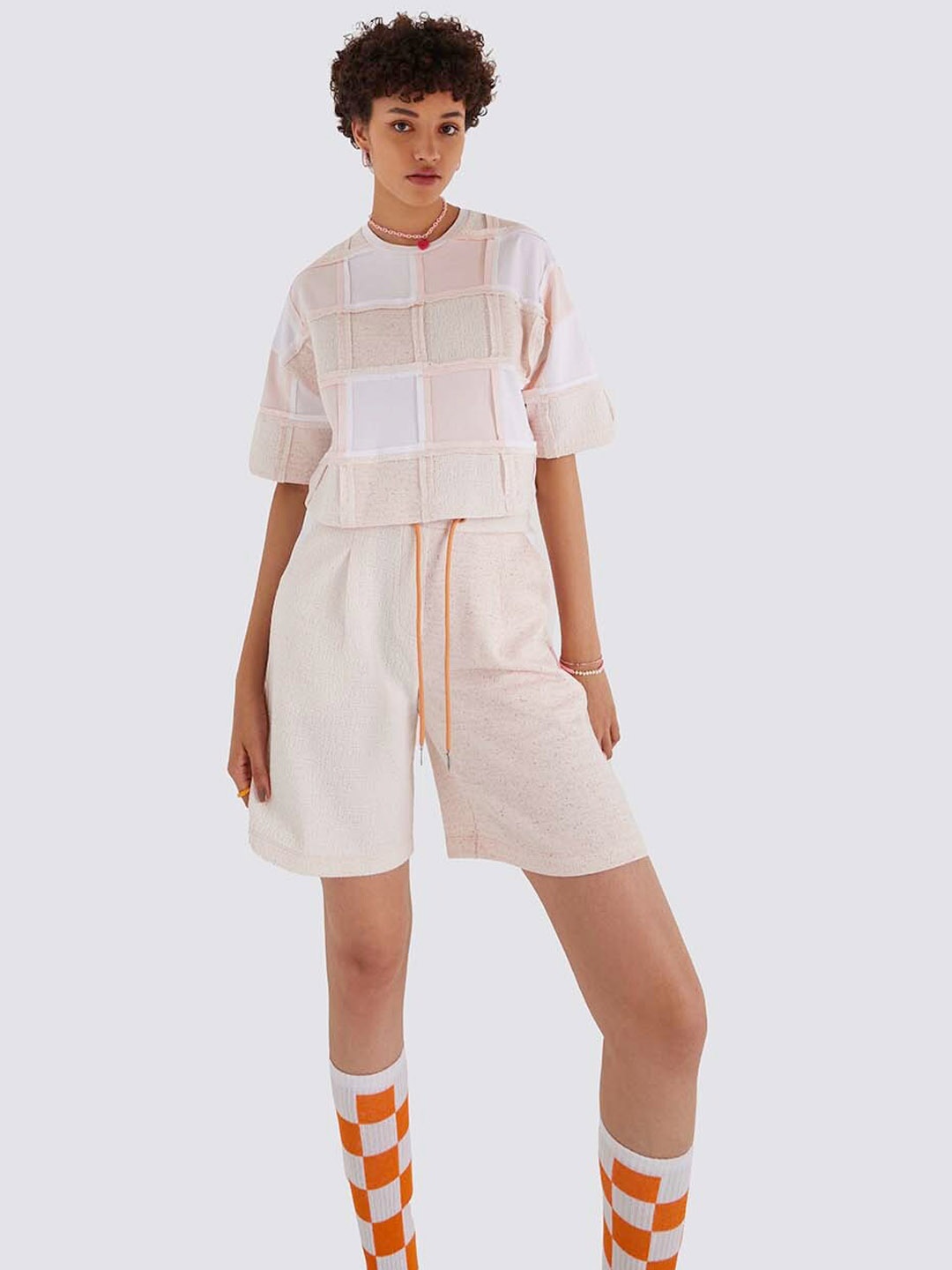 

Muvazo Women Slim Fit Shorts, Pink