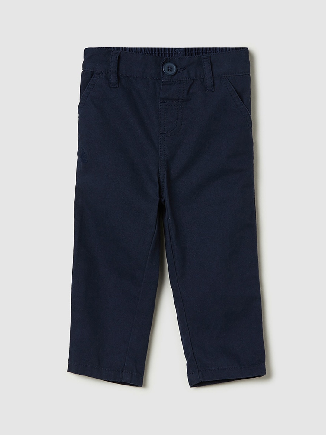 

max Boys Mid Rise Regular Trousers, Blue