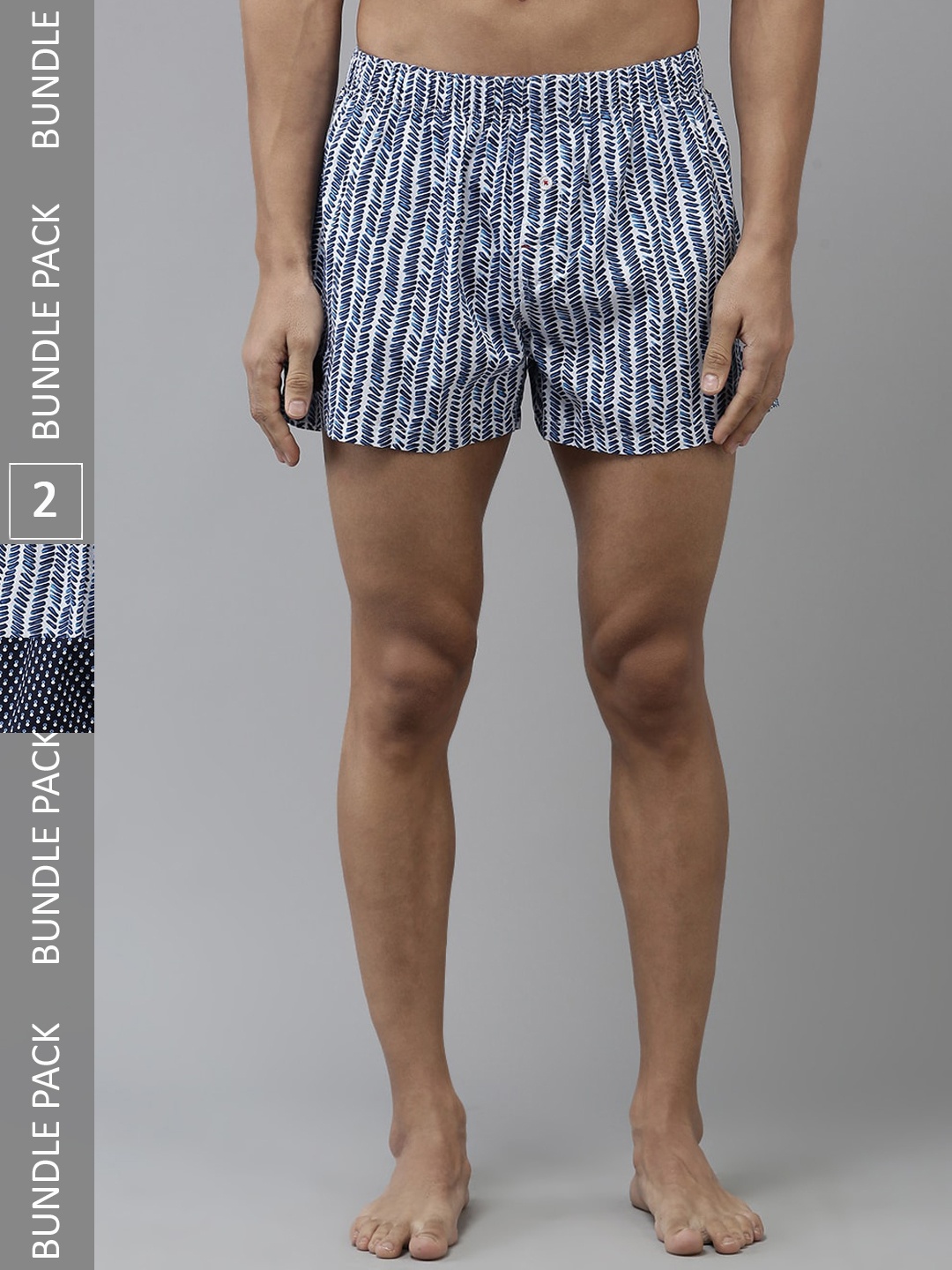

THE BEAR HOUSE Pack Of 2 Assorted Cotton Boxers TBH-FOCA-R
