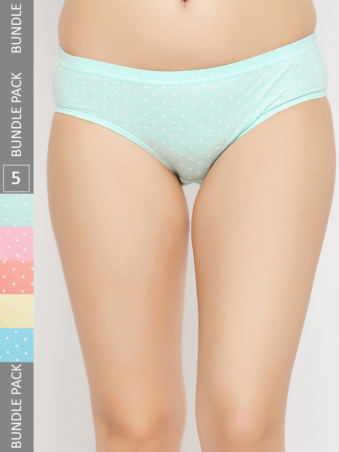 

Curves By ZeroKaata Pack Of 5 Assorted Printed Cotton Briefs CZMLPO5RPTPTY37