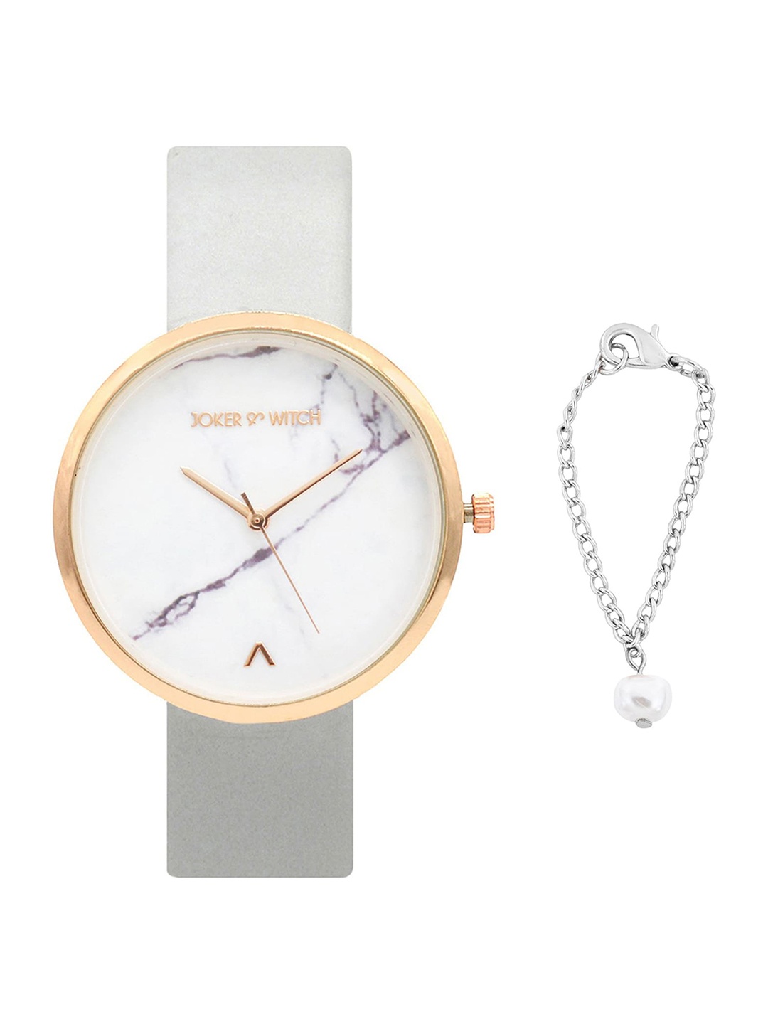 

JOKER & WITCH Women Watch Gift Set JWWCSET19, Silver