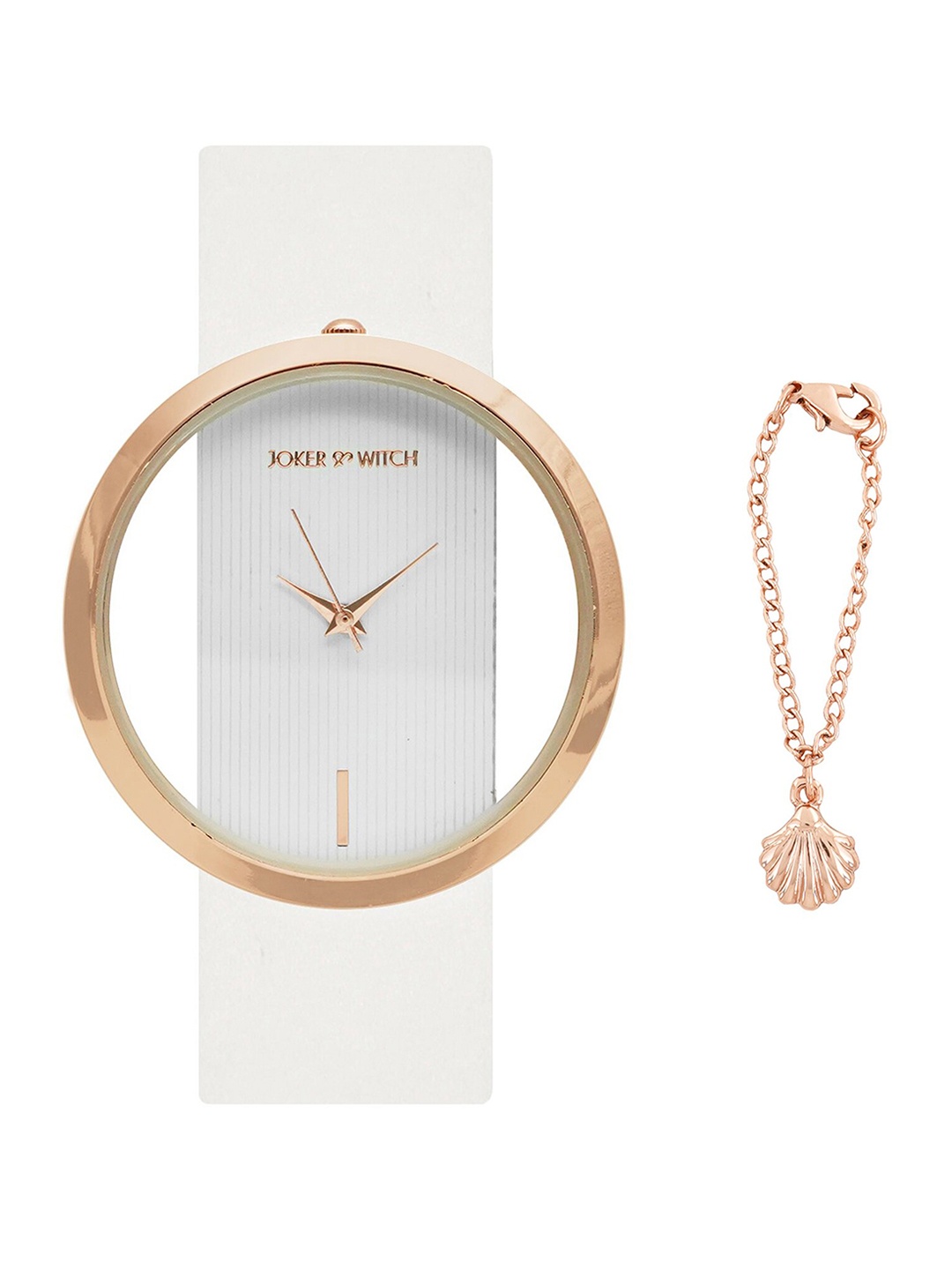 

JOKER & WITCH Women Analogue Watch Gift Set JWWCSET20, Rose gold