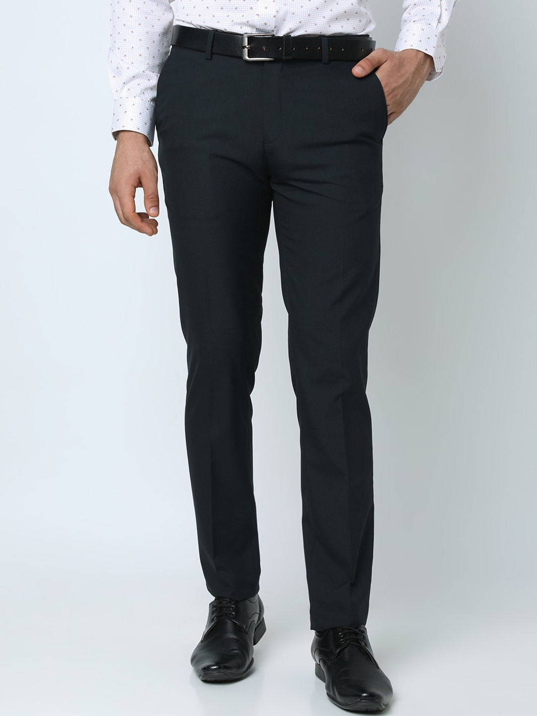 

INSPIRO Men Slim Fit Formal Trousers, Black