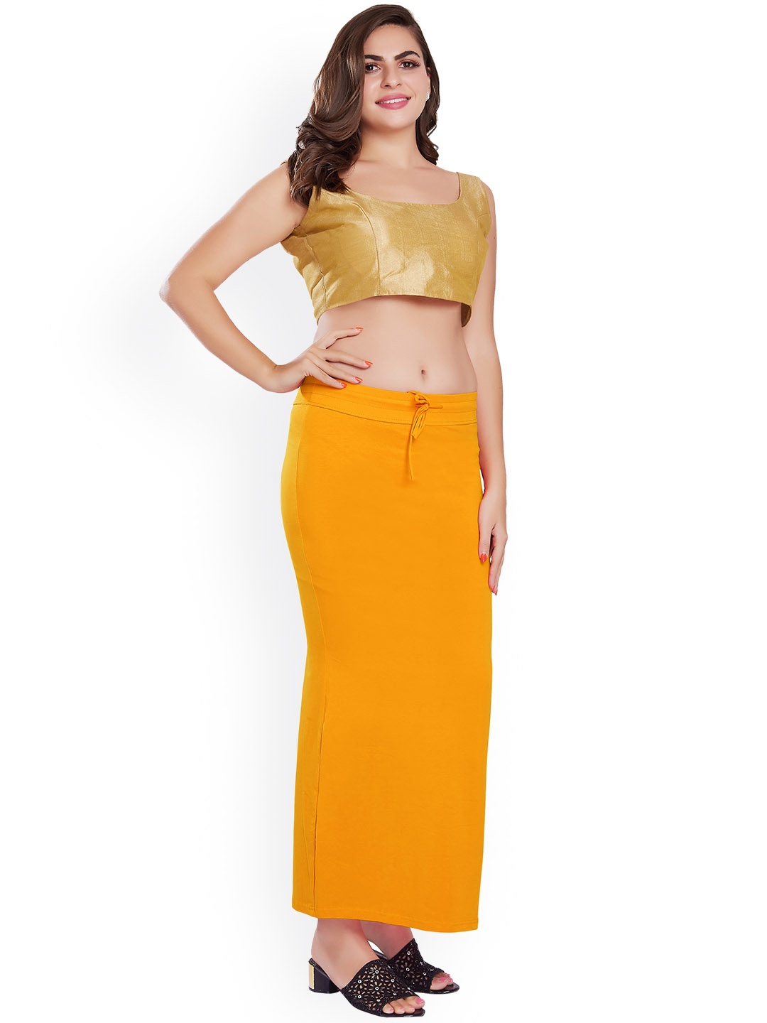 

Rani Saahiba Mid-Rise Saree Shapewear, Yellow