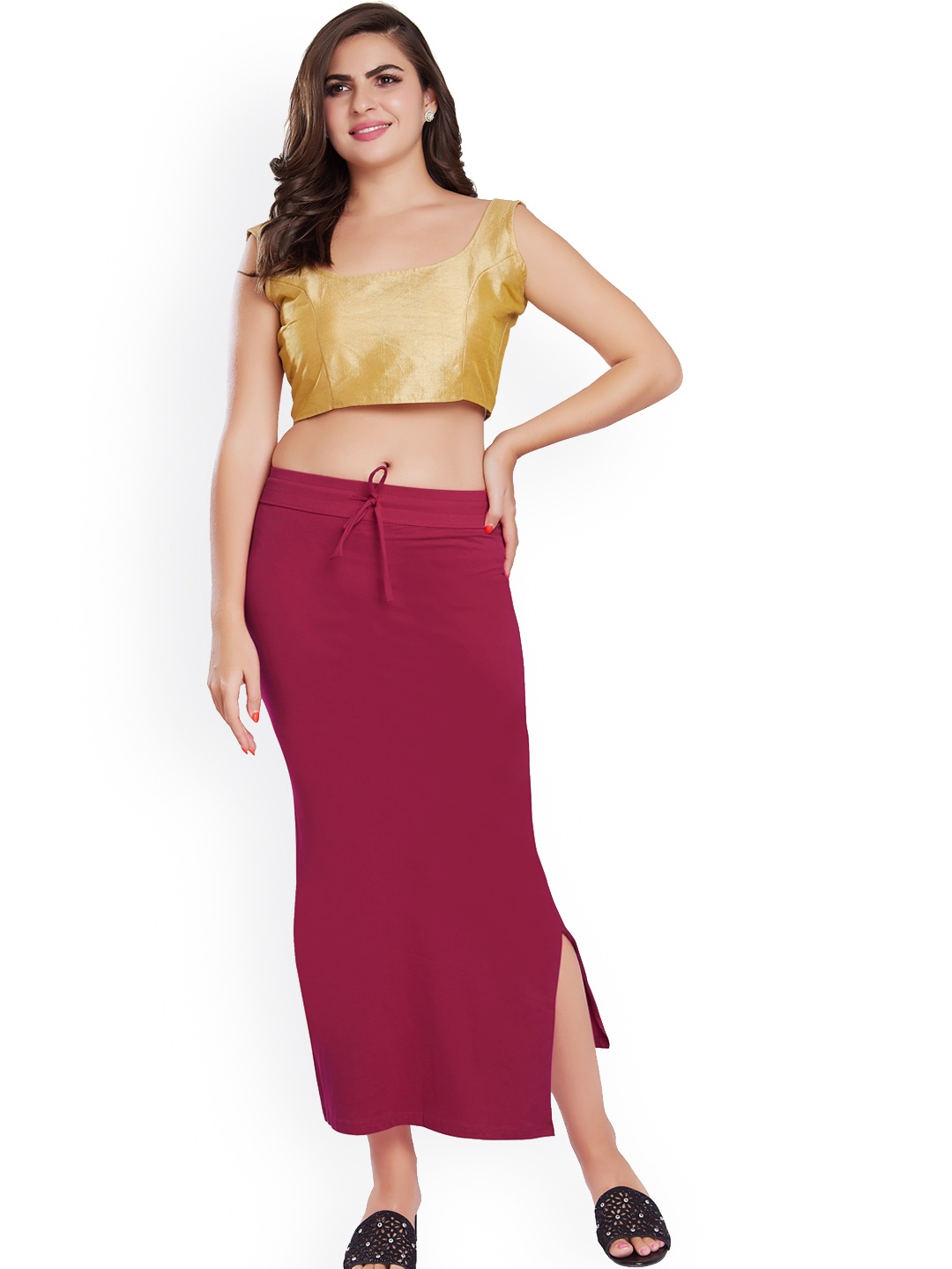 

Rani Saahiba Fish Cut Saree Shapewear, Fuchsia