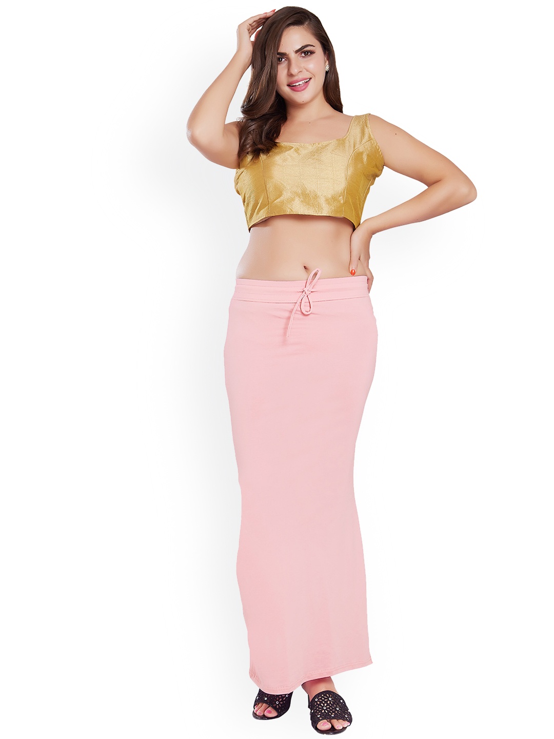 

Rani Saahiba Mid-Rise Saree Shapewear, Rose