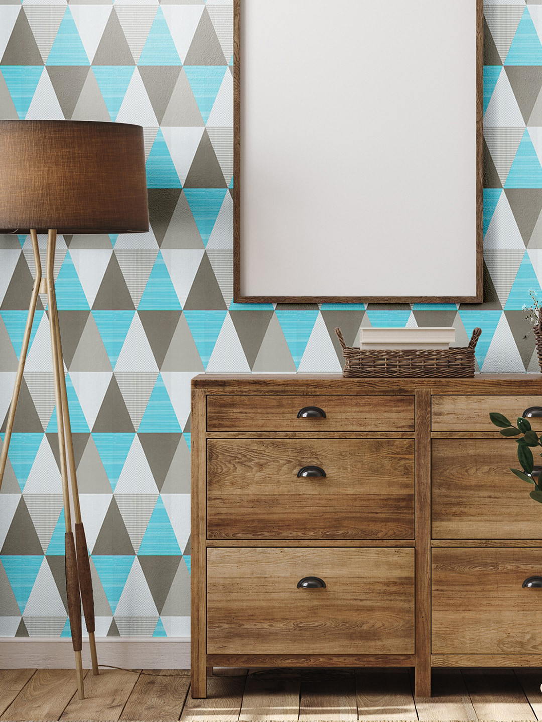 

Asian Paints ezyCR8 Self-Adhesive Peel & Stick Wallpaper (45 x 500 cm), Blue