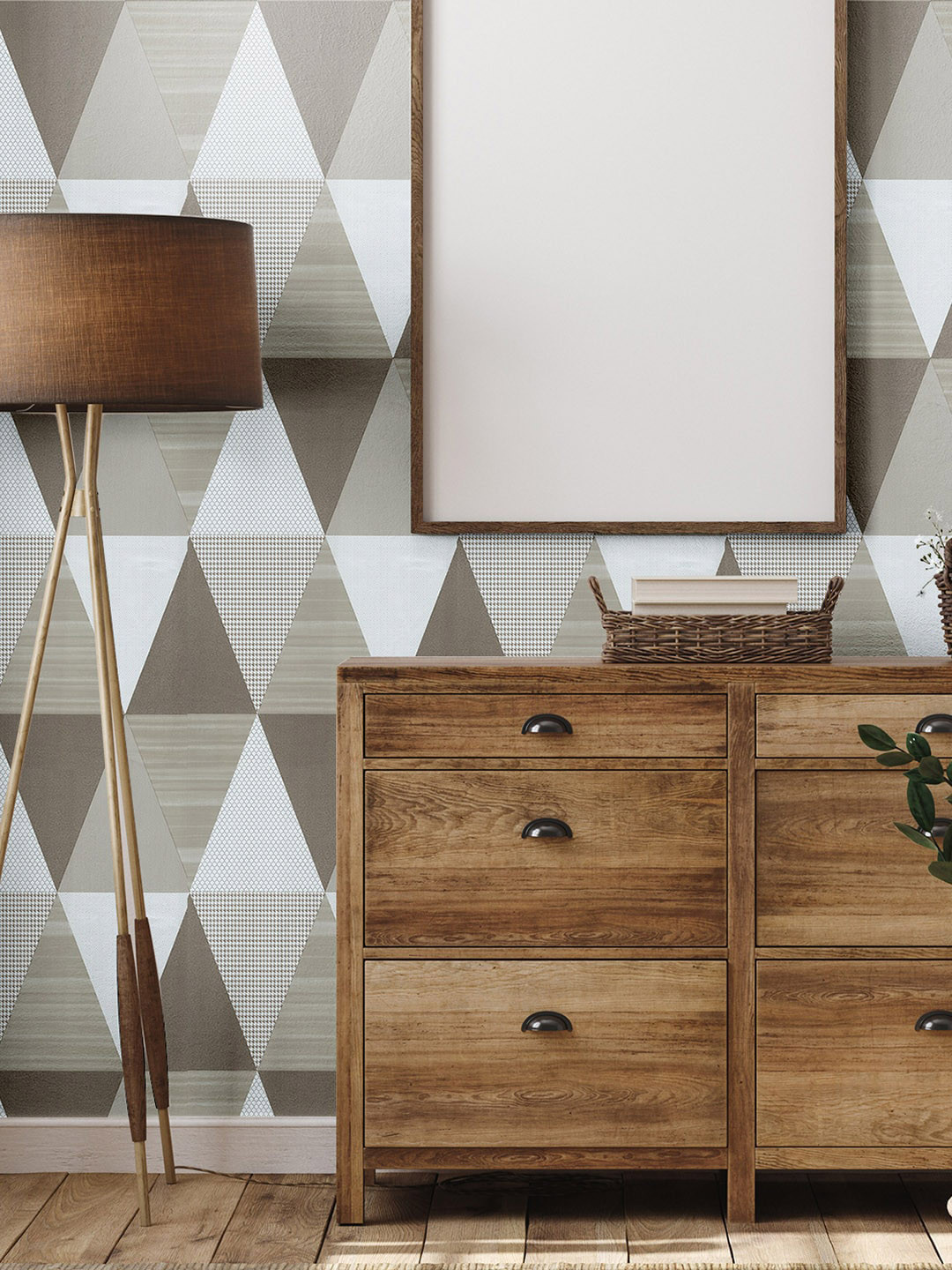 

Asian Paints Grey Geometric Printed Self-Adhesive Wallpaper