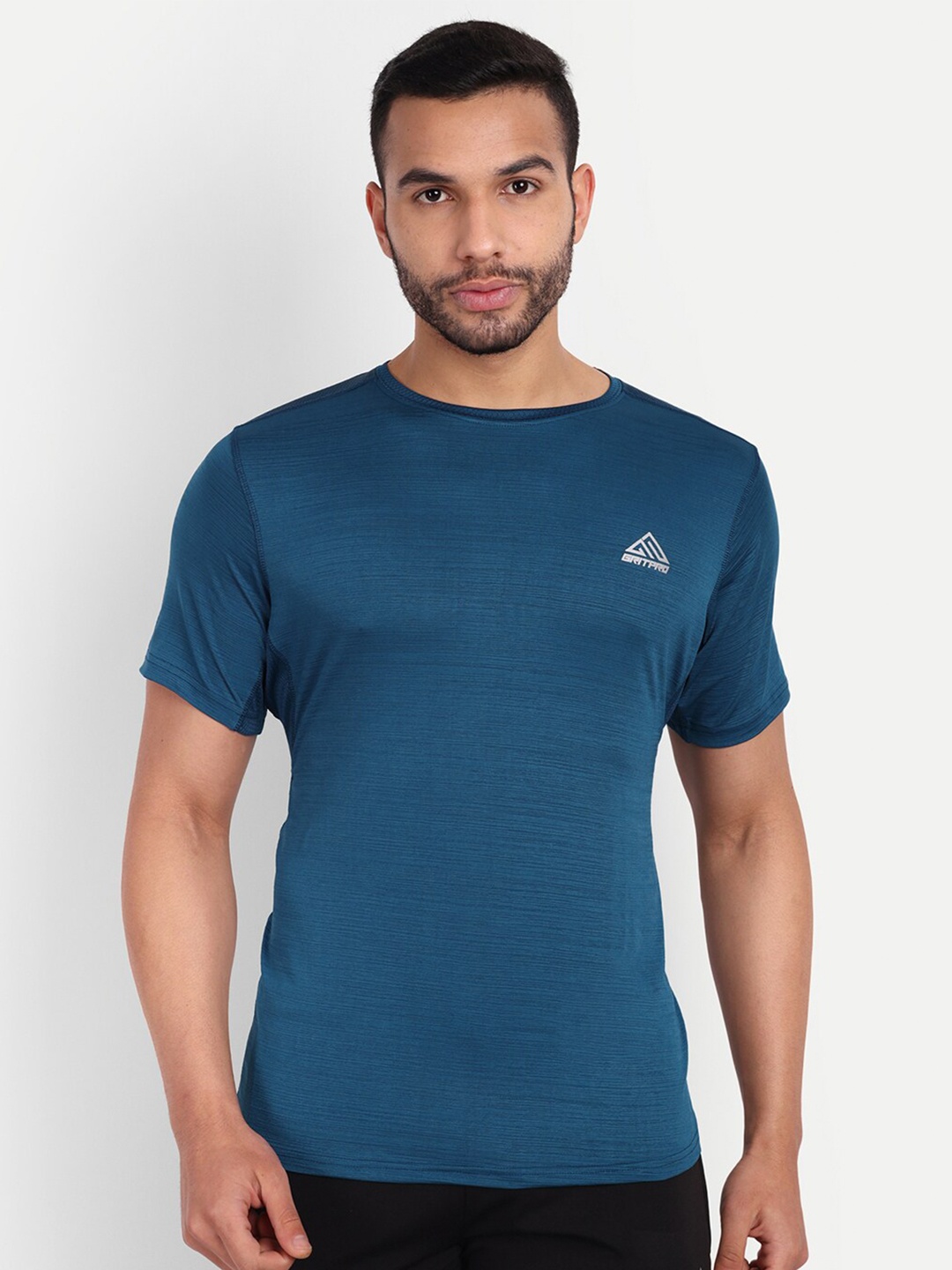 

GRITPRO Round Neck Casual T-Shirt, Blue