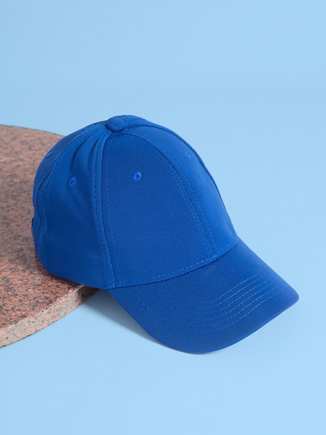 

Golden Peacock Men Adjustable Baseball Cap, Blue