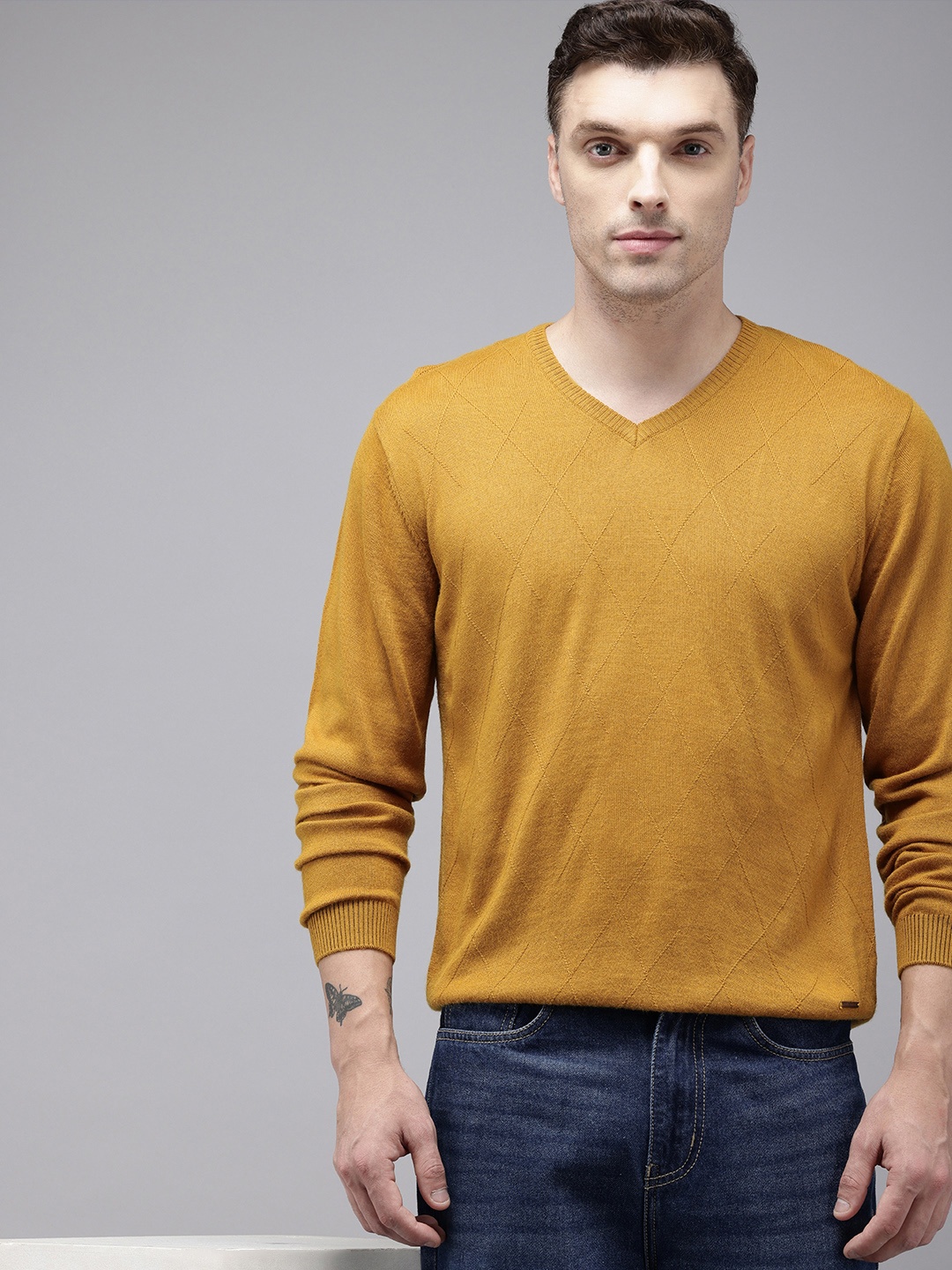 

Park Avenue Pullover Sweater, Mustard