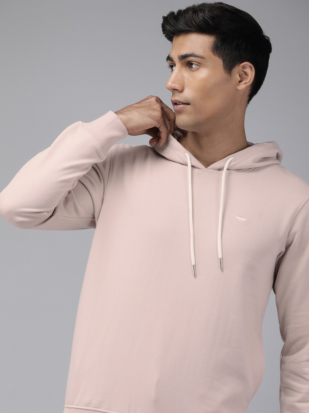 

Park Avenue Solid Long Sleeves Hooded Sweatshirt, Mauve