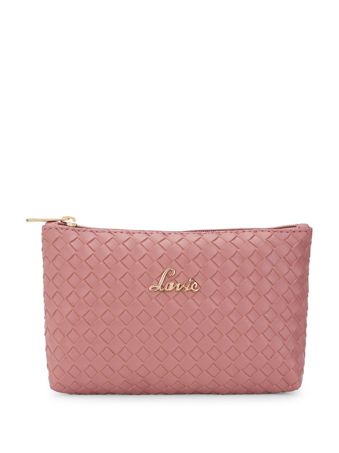 

Lavie Women Textured Purse Clutch, Pink