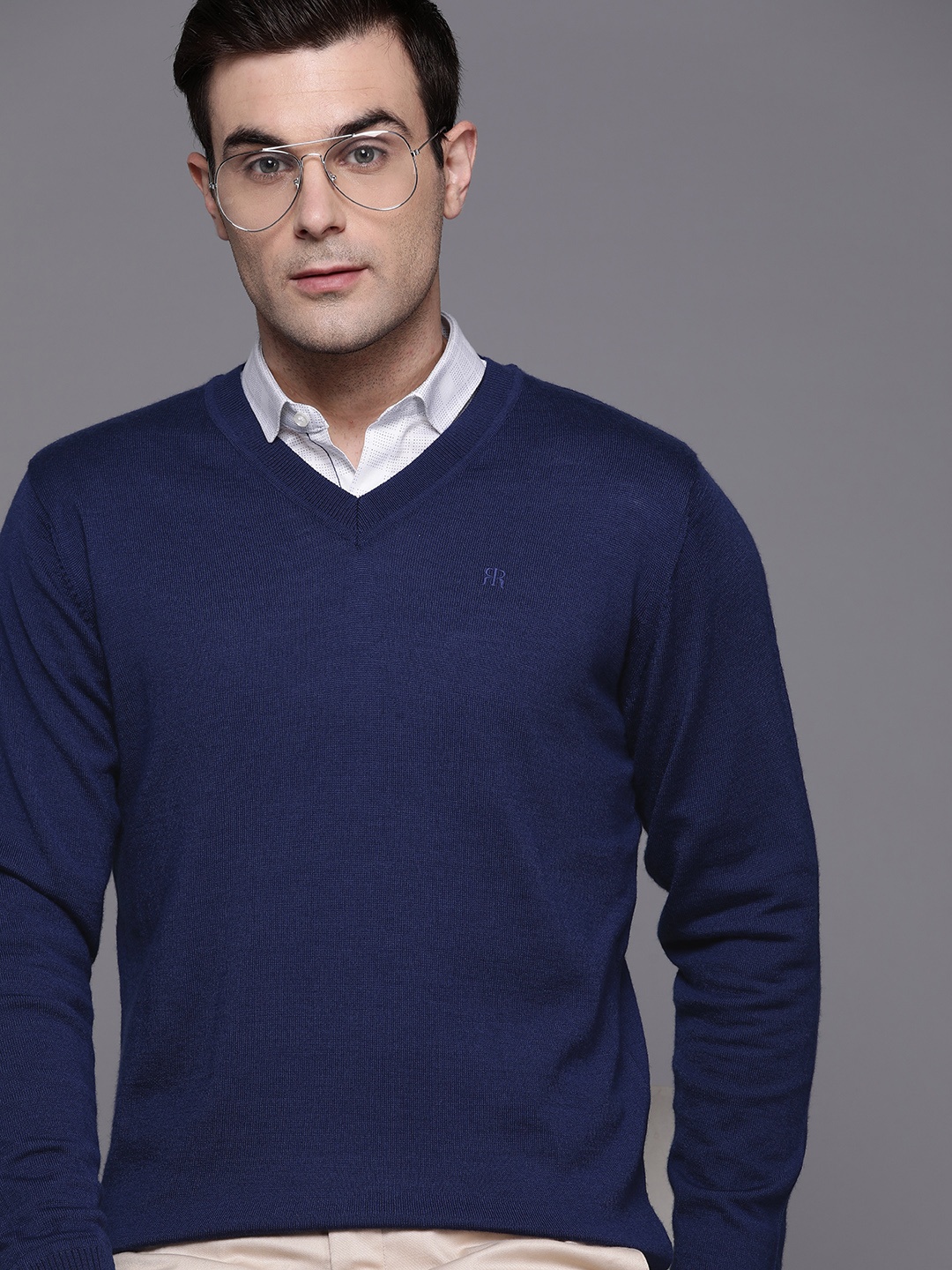 

Raymond Fine-Knit Pullover, Blue
