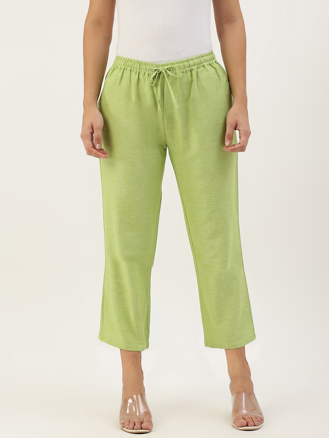 

Lokatita Women Green Cropped Palazzos