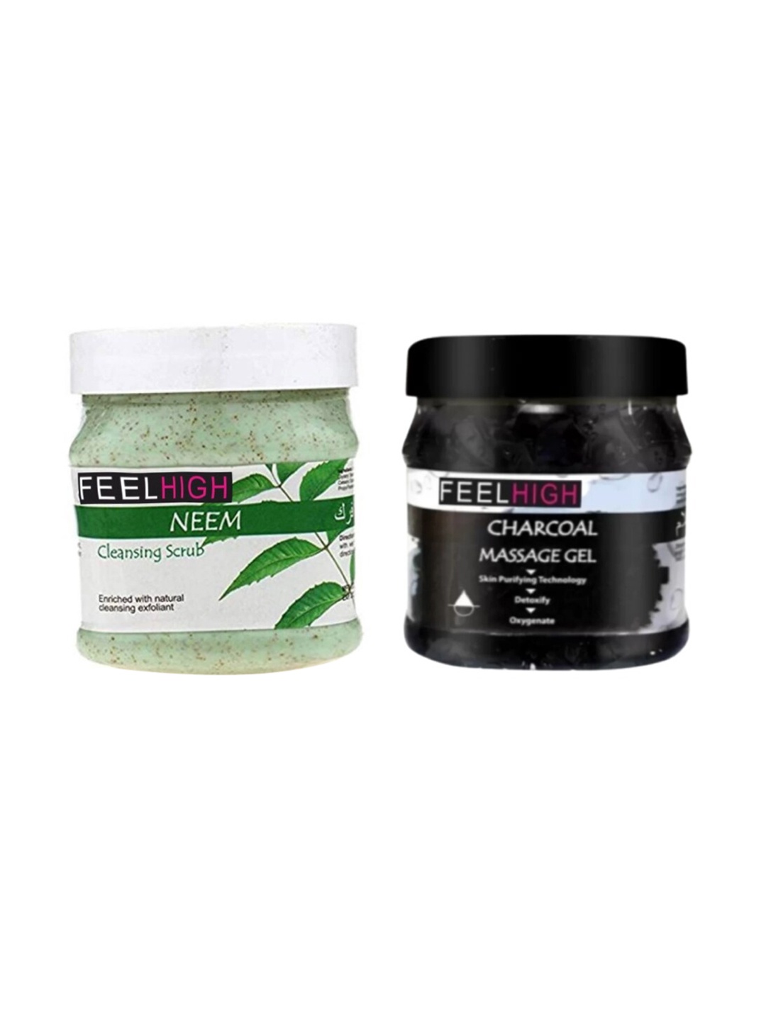 

FEELHIGH Neem Scrub And Charcoal Gel, Multi