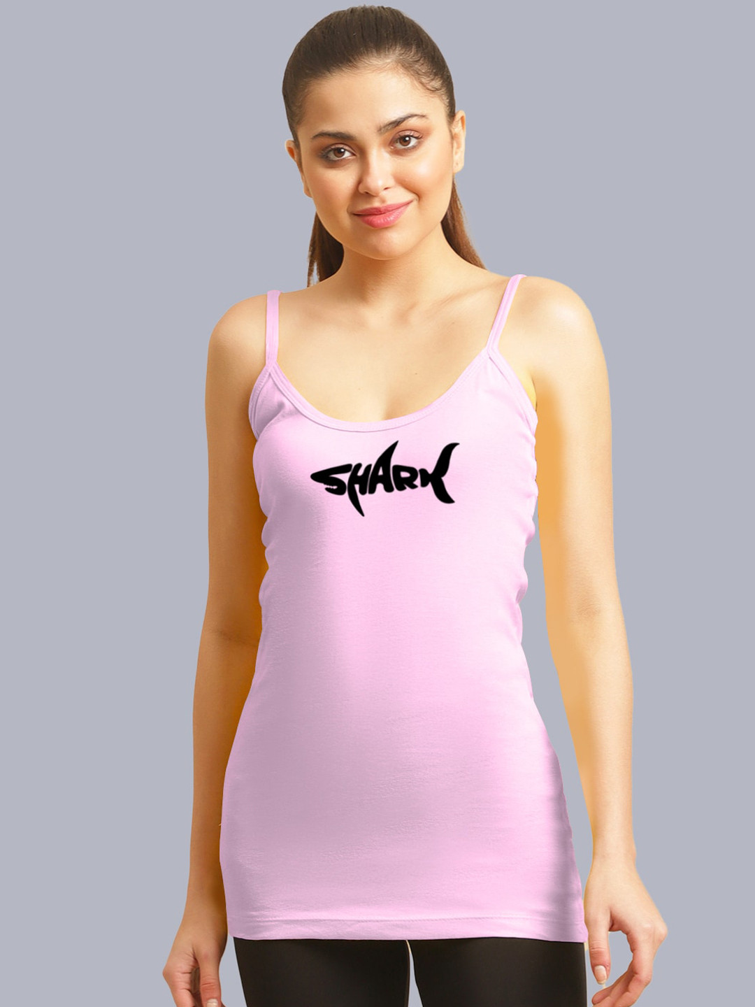 

FBAR Printed Skin Friendly Cotton Camisoles, Pink