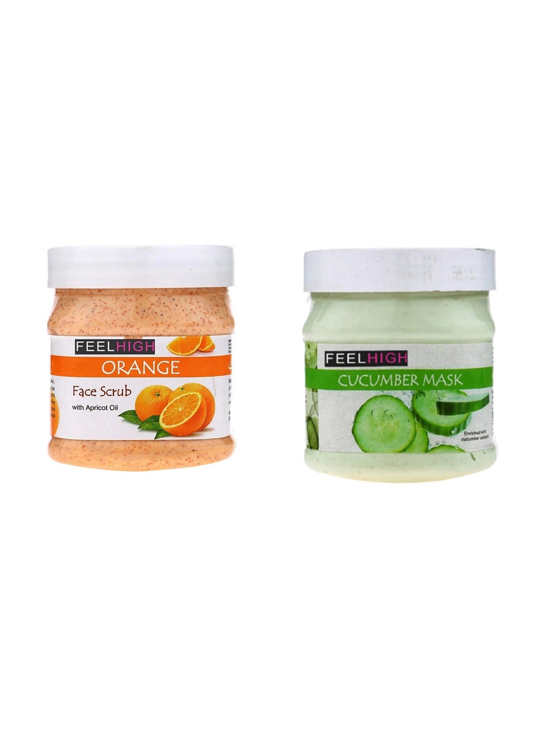 

FEELHIGH Orange Scrub And Cucumber Mask, Multi