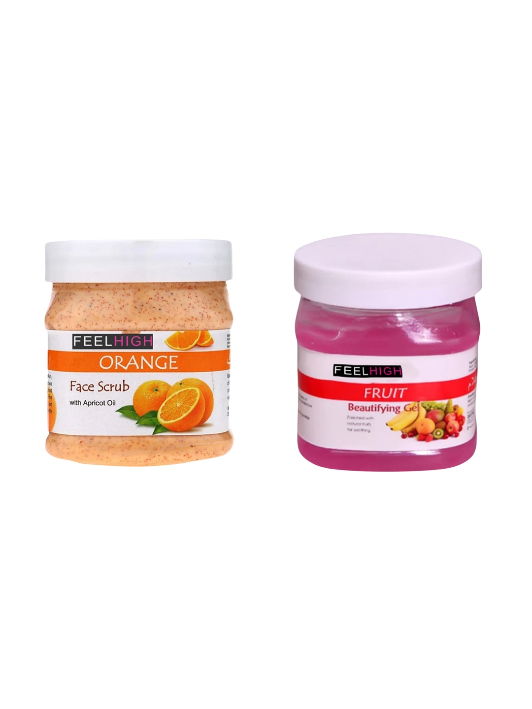 

FEELHIGH Orange Scrub And Fruit Gel, Multi