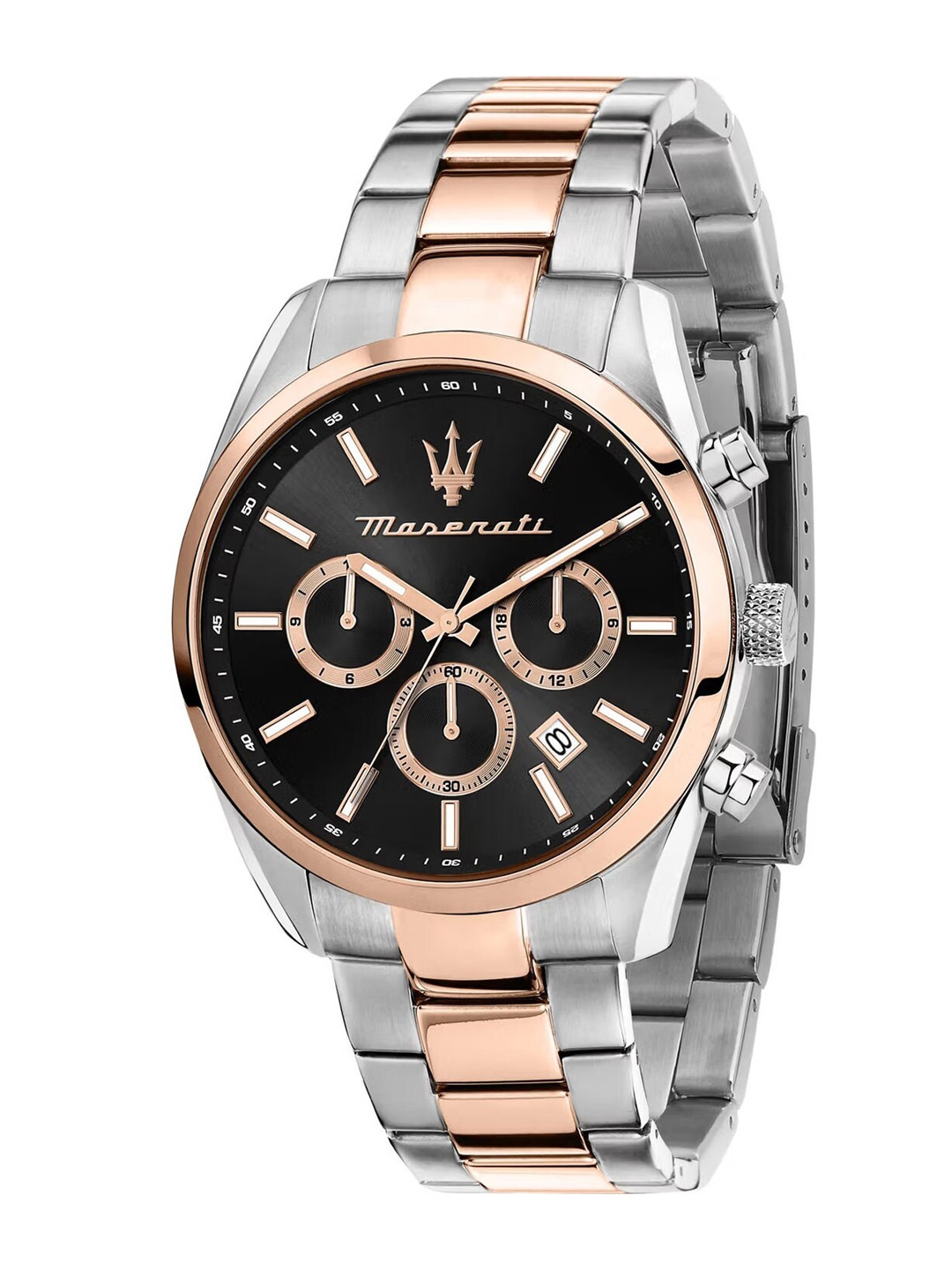 

Maserati Men Bracelet Style Straps Chronograph Analouge Watch R8853151002, Black