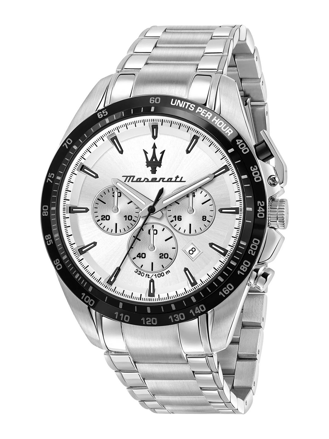 

Maserati Men Stainless Steel Bracelet Style Straps Digital Watch R8873612049, White