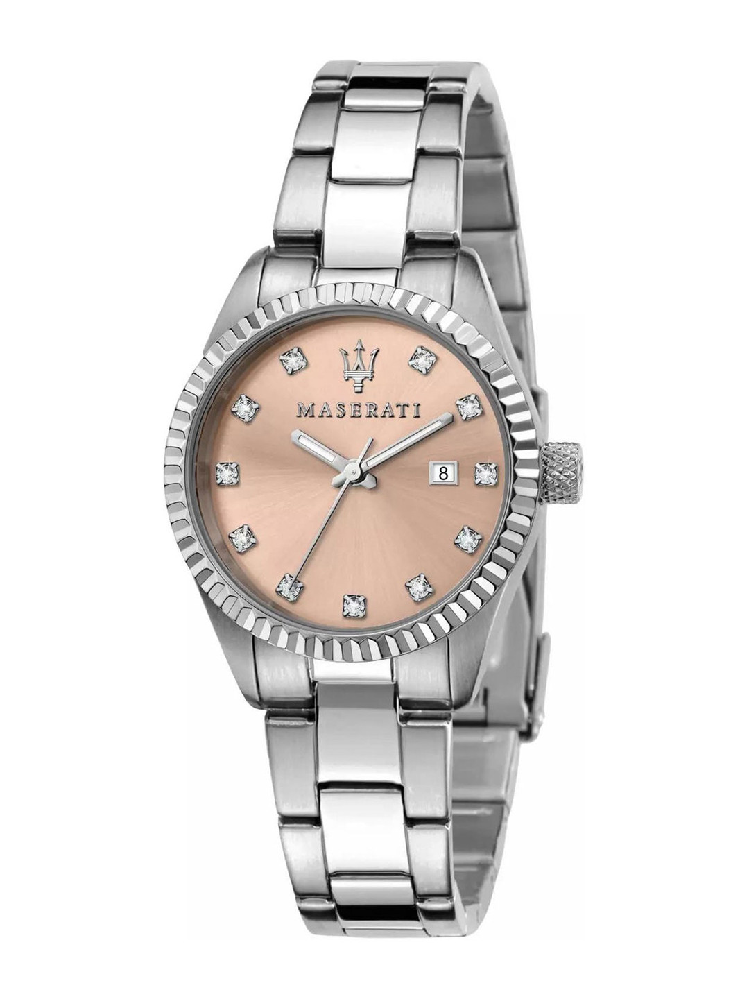 

Maserati Women Stainless Steel Bracelet Style Straps Analogue Watch R8853100509, Pink