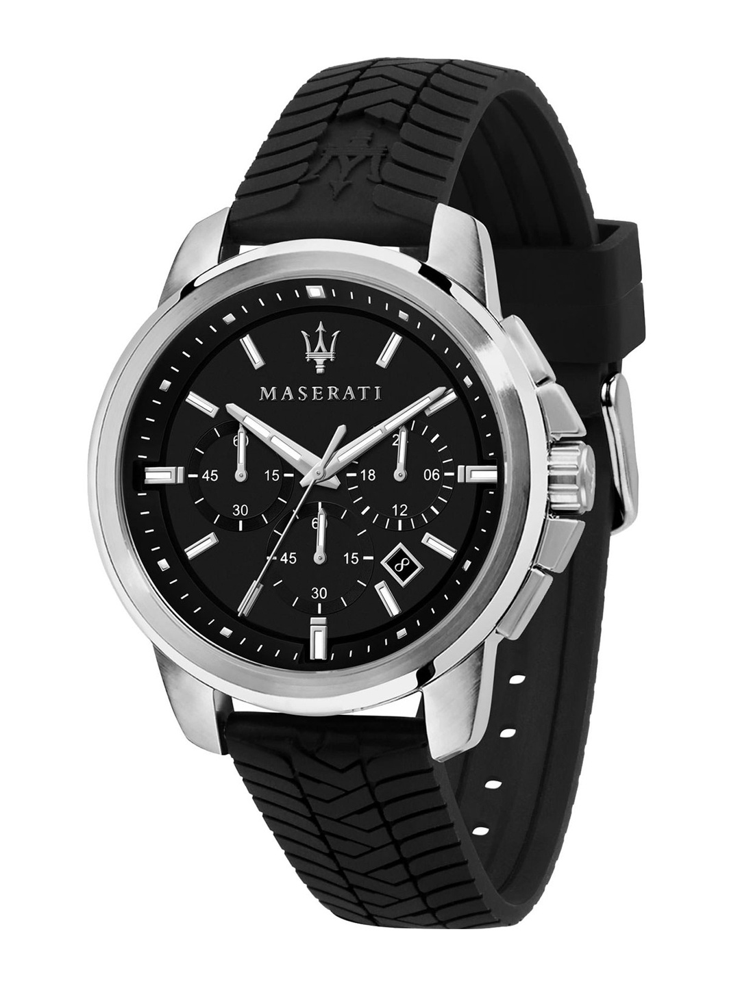 

Maserati Men Chronograph Chronograph Analogue Watch R8871621014, Black