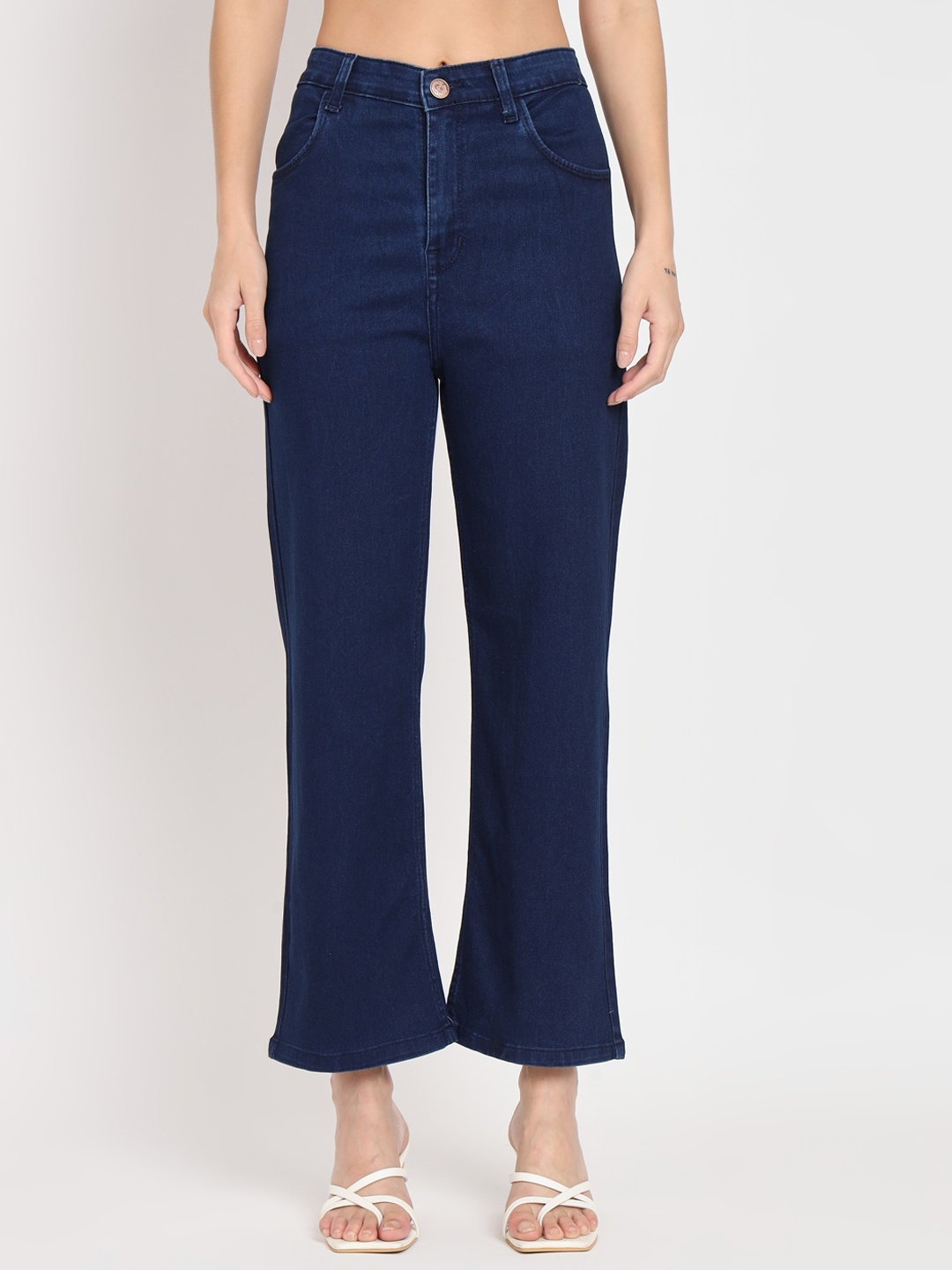 

BAESD Women Jean Slim Fit High-Rise Stretchable Cotton Regular Jeans, Blue