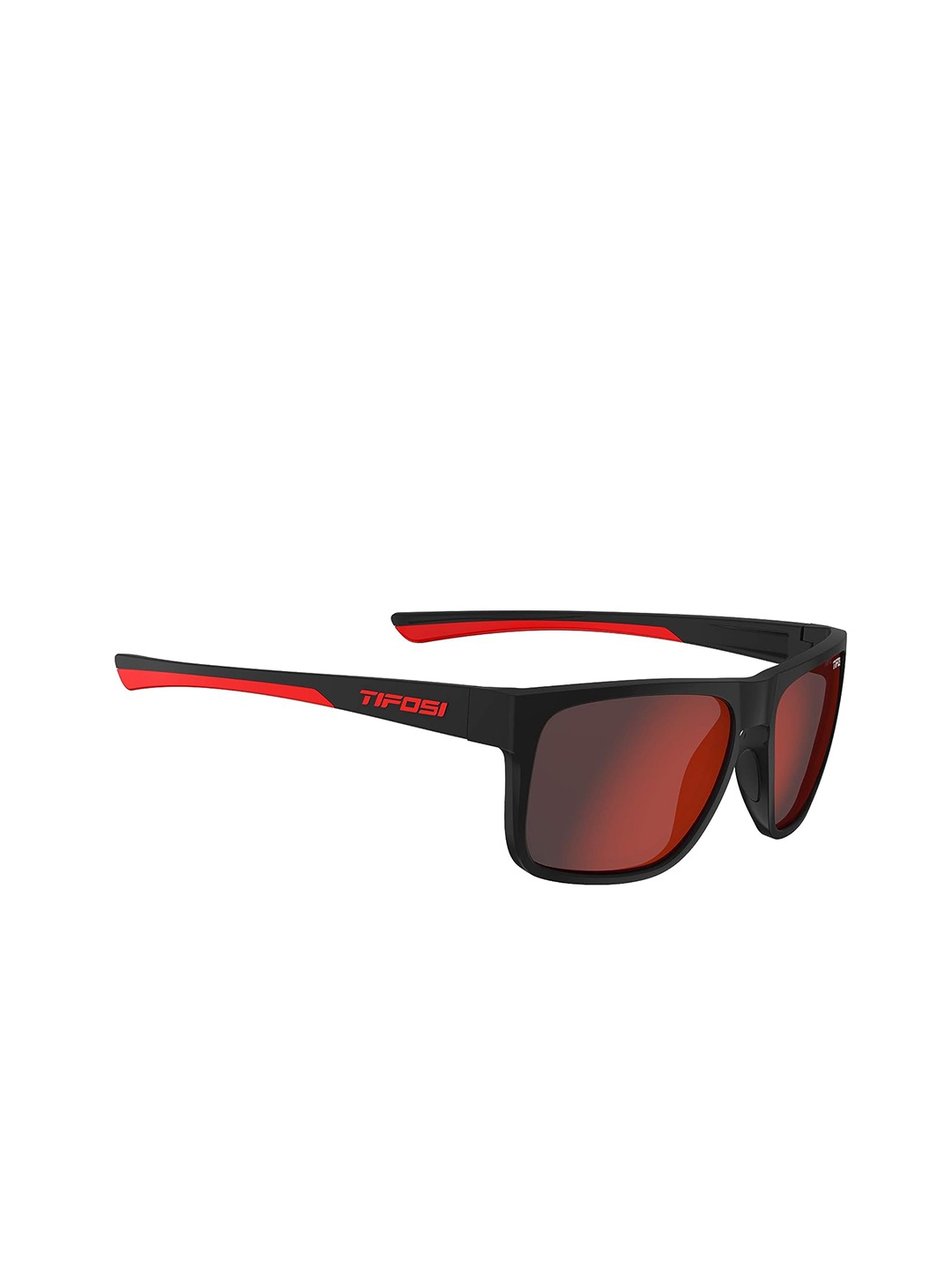 

Tifosi Unisex Red Lens & Red Sports Sunglasses with Polarised and UV Protected Lens