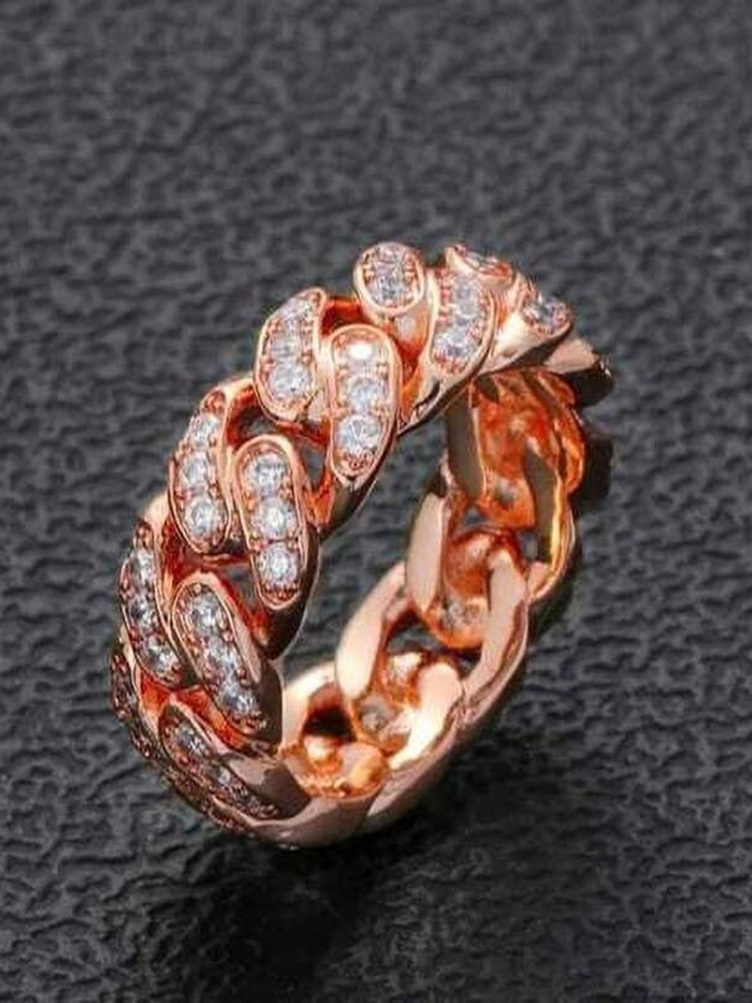 

VIEN Rose Gold Plated Finger Ring