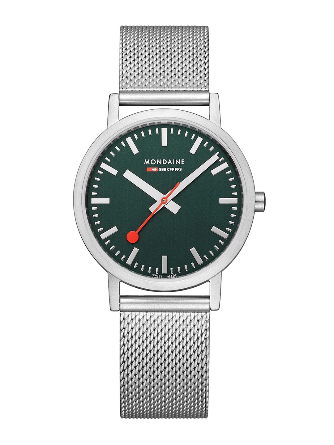 

Mondaine Unisex Bracelet Style Straps Analogue Watch, Green