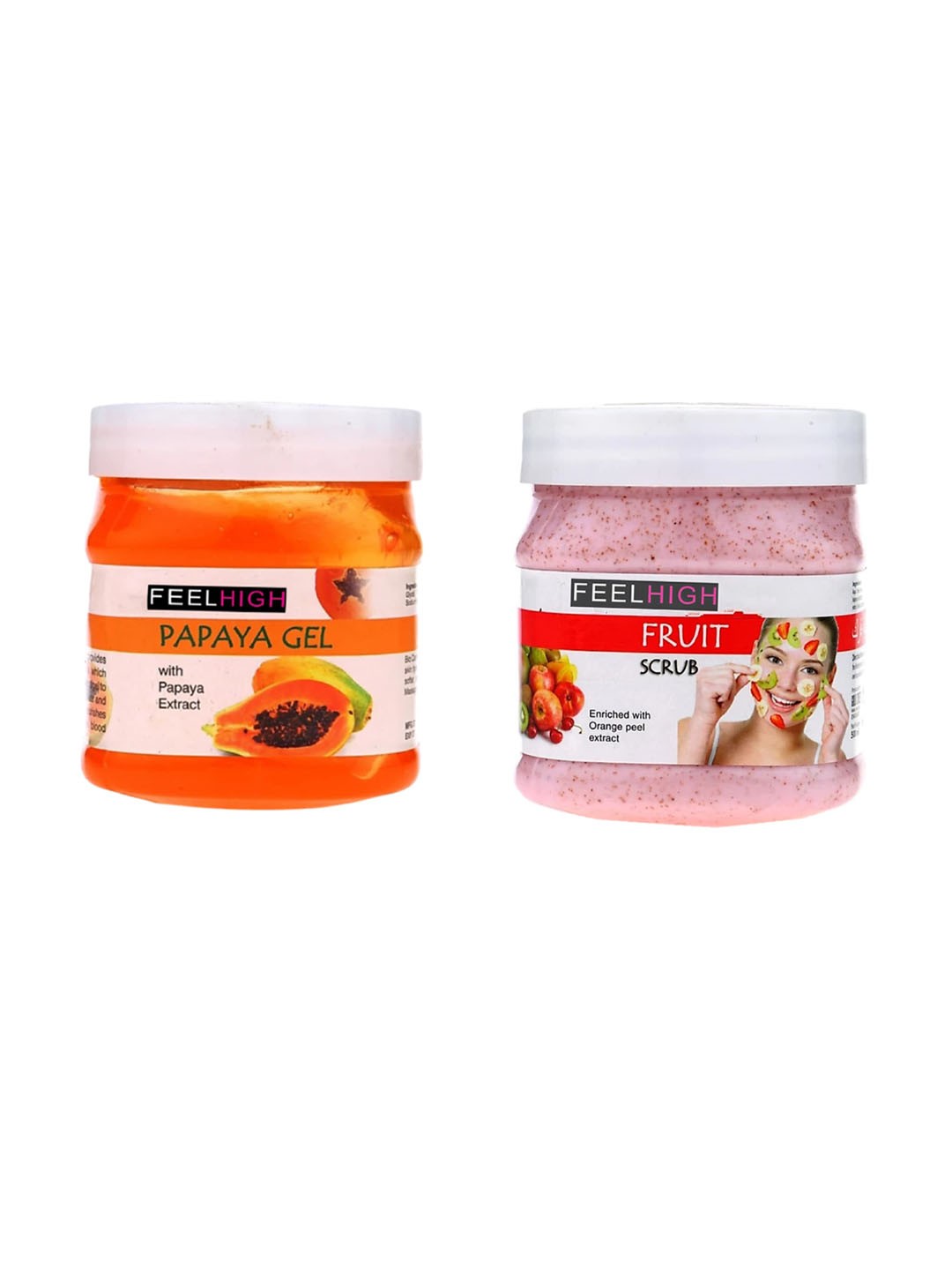 

FEELHIGH Papaya Gel And Fruit Scrub, Multi