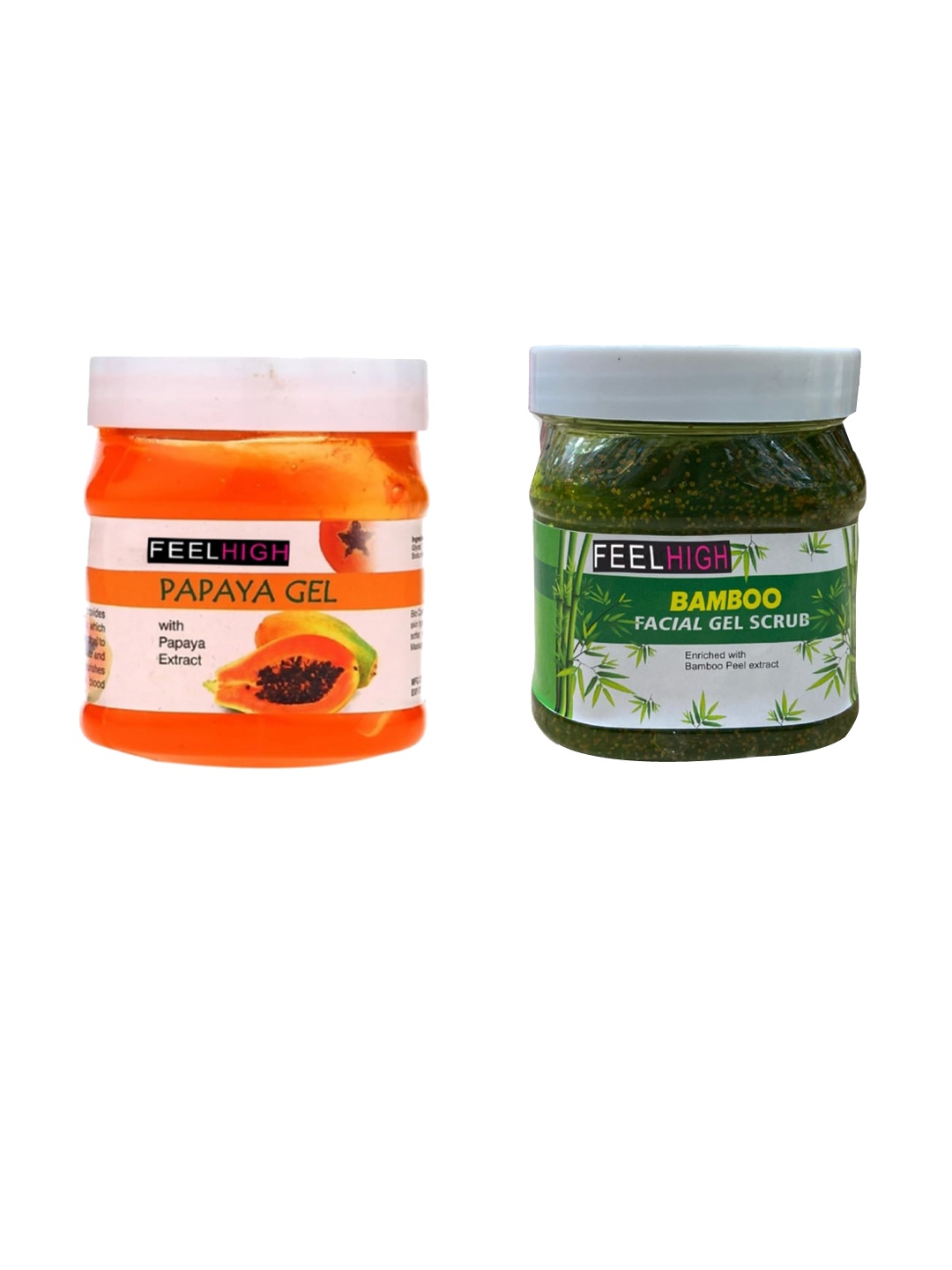 

FEELHIGH Papaya Gel & Bamboo Gel Scrub, Multi