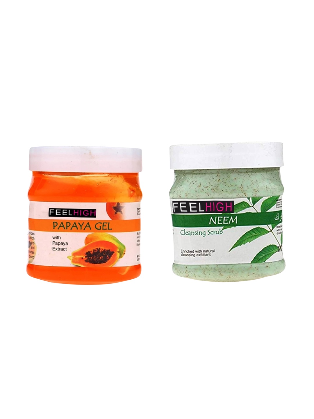 

FEELHIGH Papaya Gel And Neem Scrub, Multi