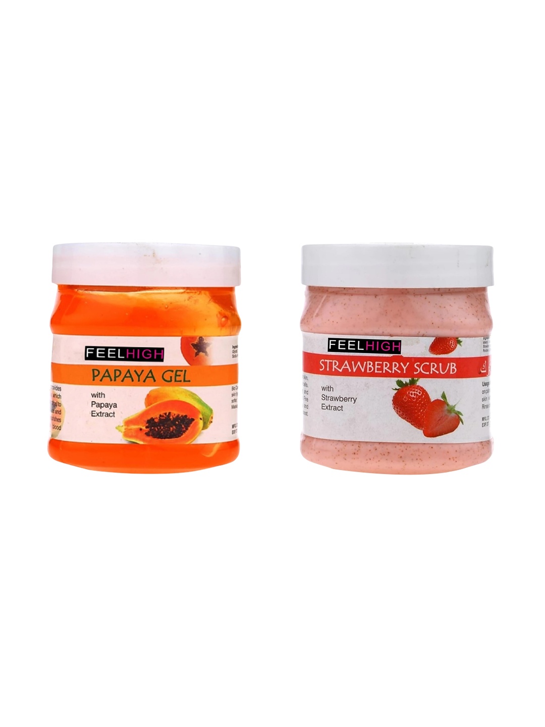 

FEELHIGH Papaya Gel & Strawberry Scrub, Multi